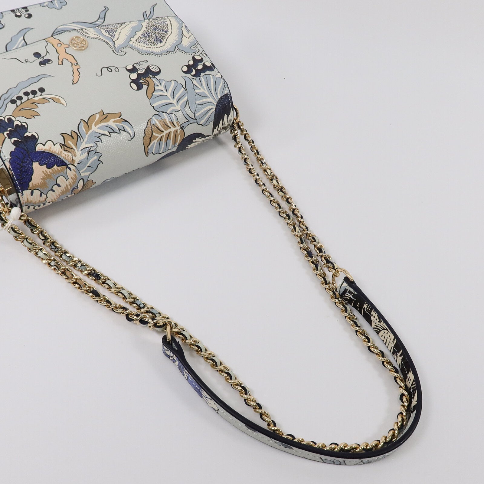 Tory Burch Saffiano皮革Shoulder Bag鏈帶肩背袋