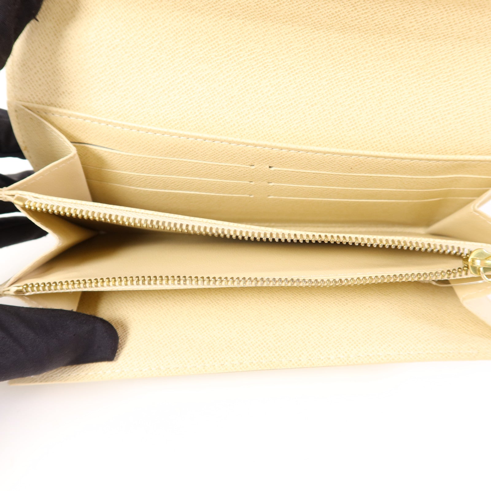 LOUIS VUITTON Damier Azur Portefeuille International金扣長錢包