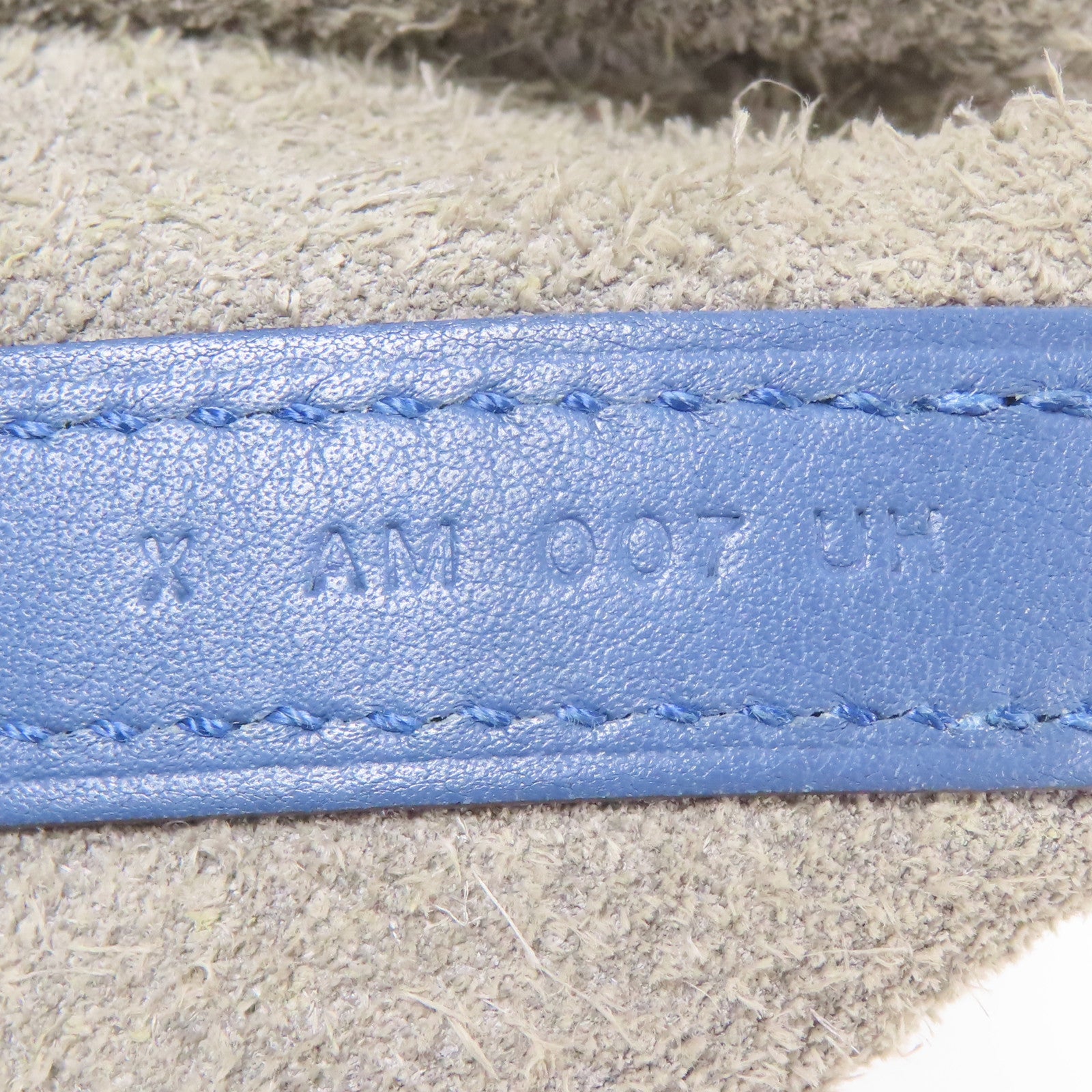 HERMES Clemence皮革Picotin MM銀扣手挽袋Bleu Agate/Grey