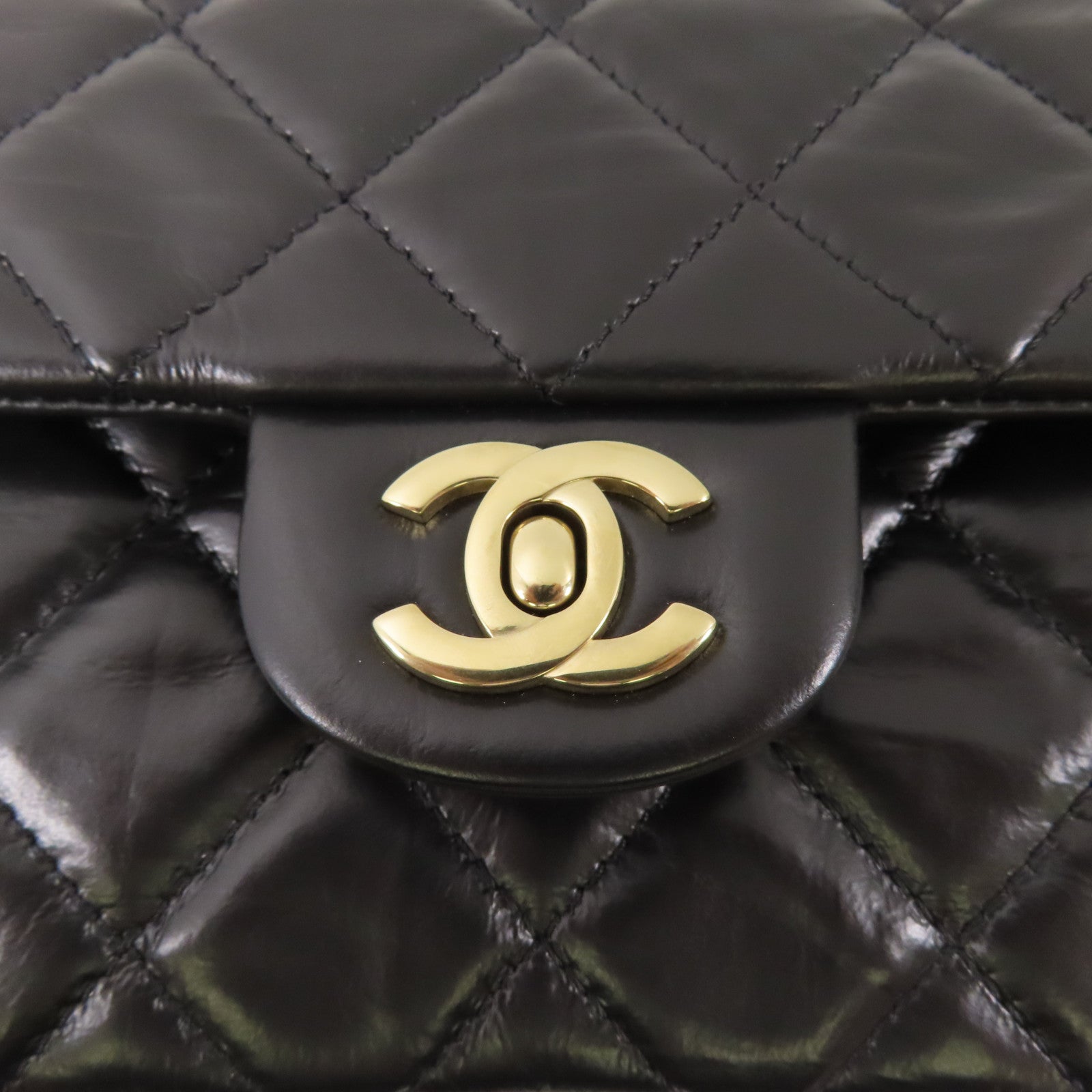 CHANEL 【激減優惠】羊皮皮革Clutch金扣手拿包