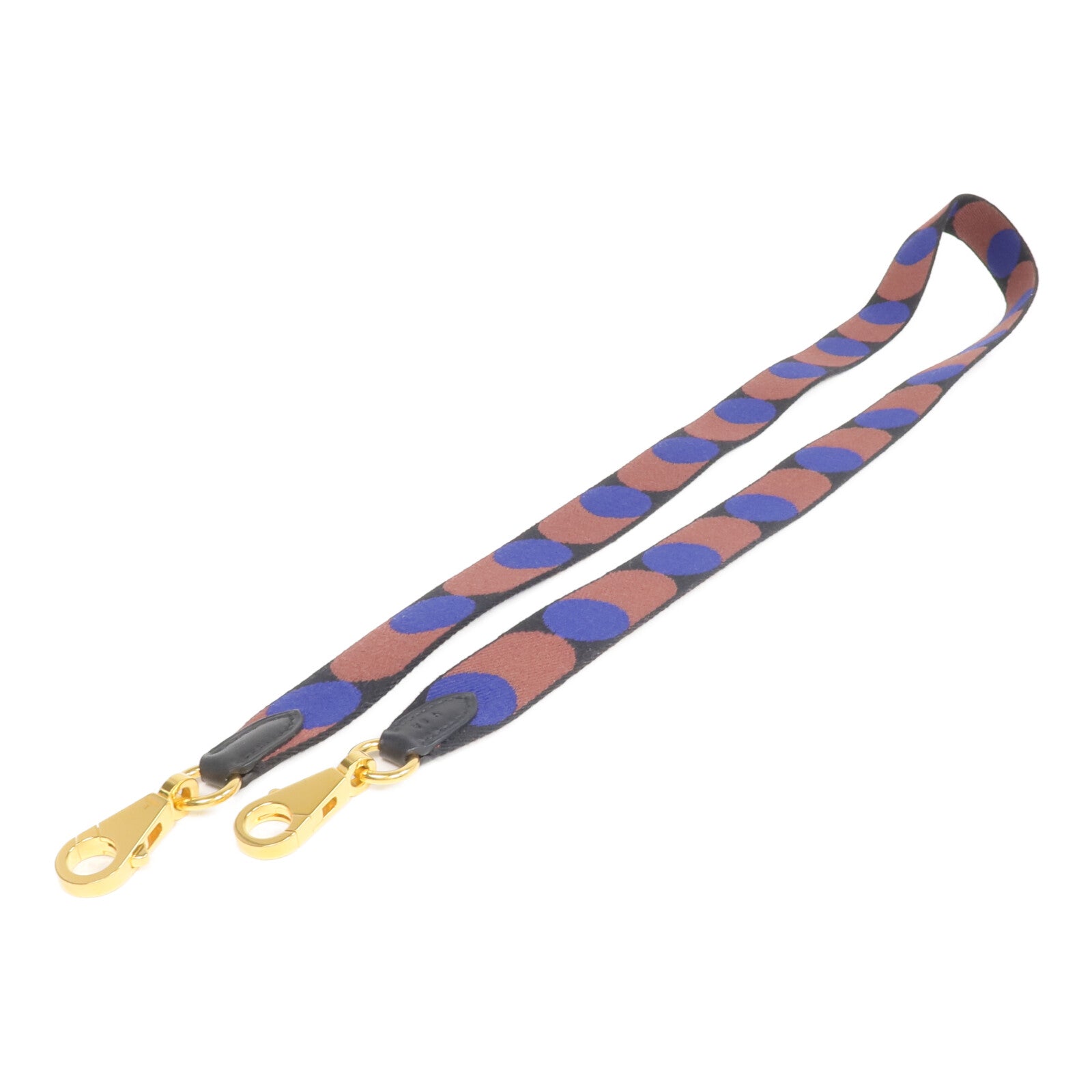 HERMES 帆布/牛皮皮革Sangle Flipperball 25mm Bag Strap肩帶