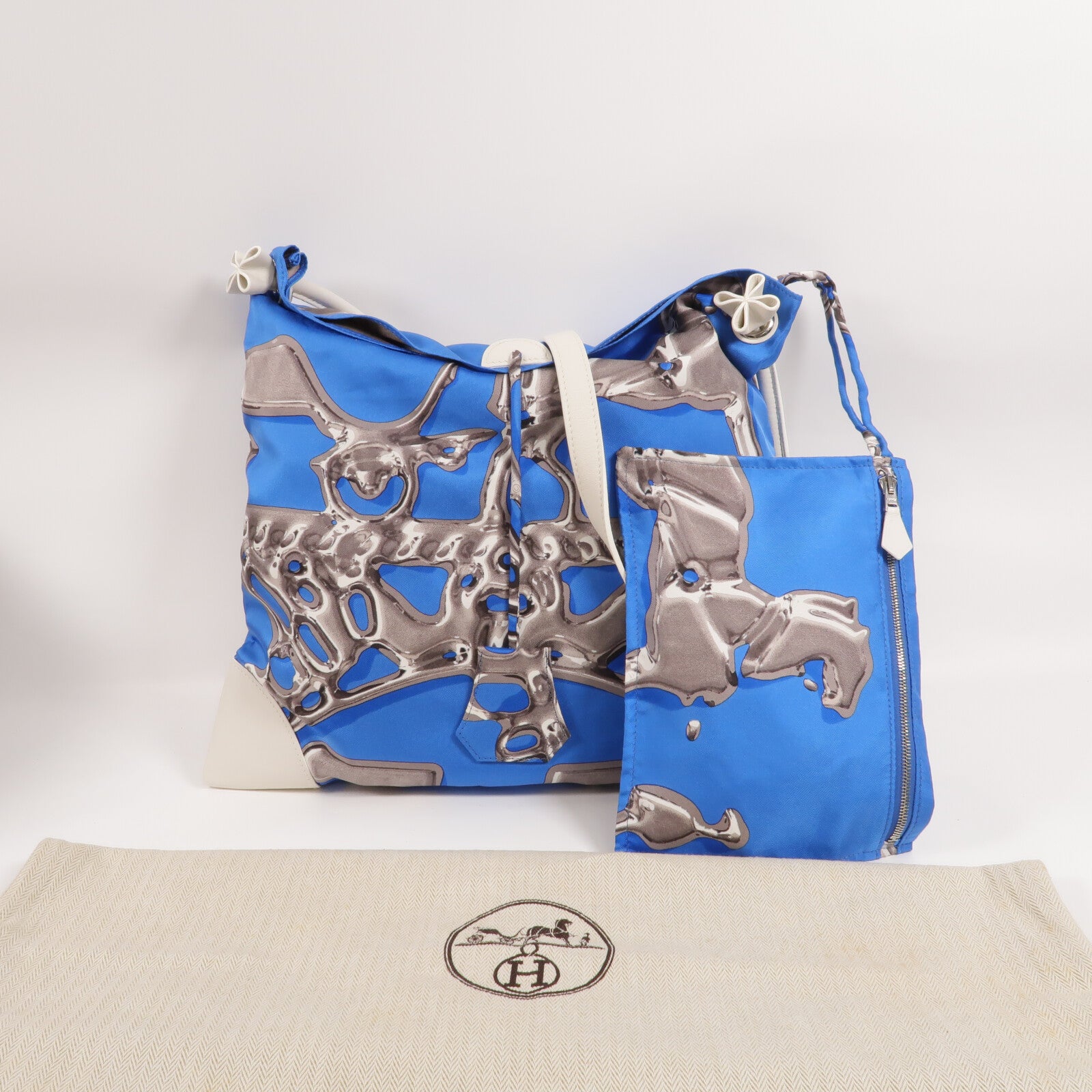 HERMES 絲質Silky City肩背袋