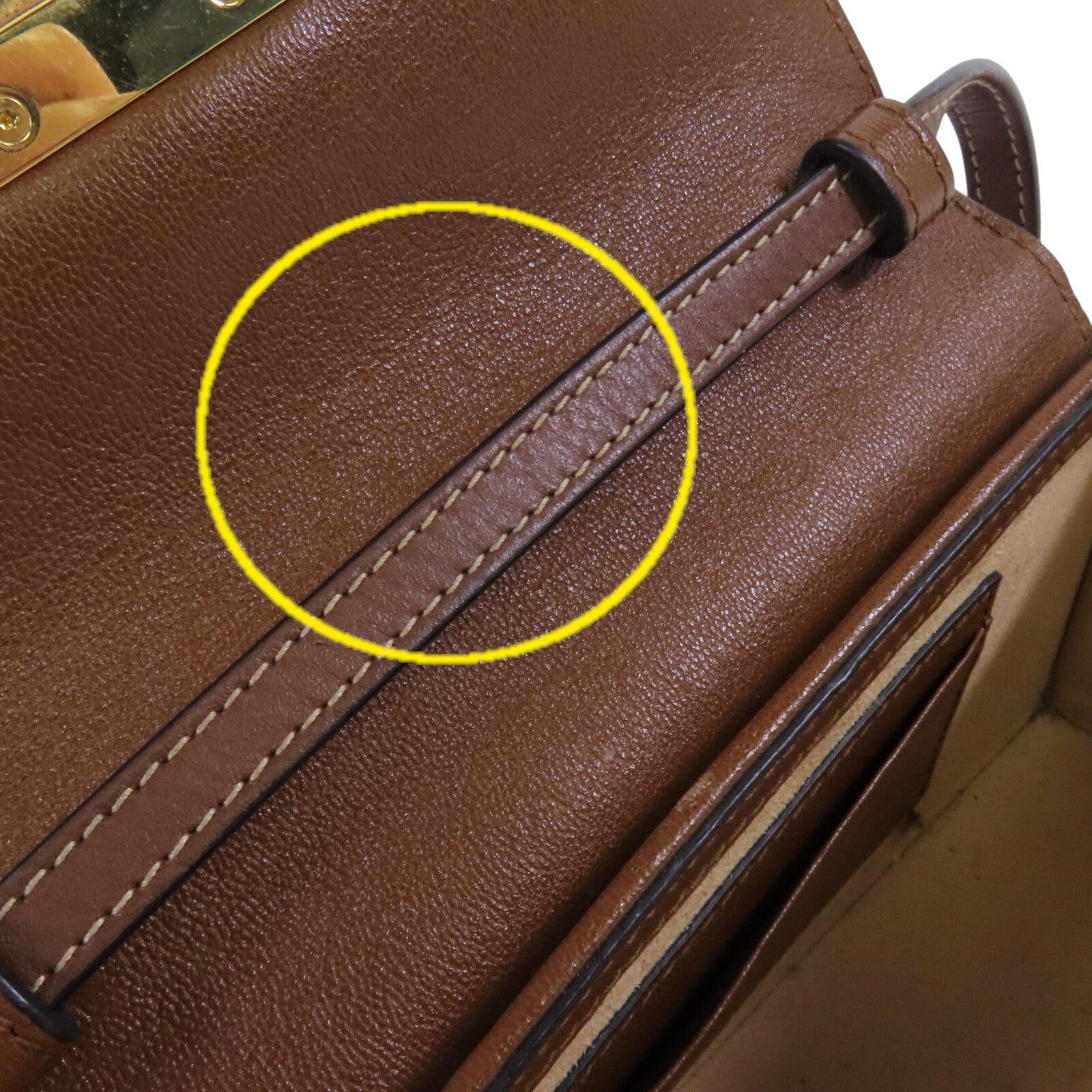 GUCCI 塗層帆布Padlock Mini金扣手挽肩背兩用袋