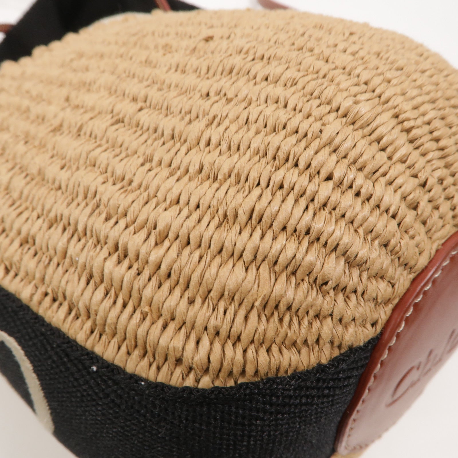 Chloe 藤料Small Woody Basket手挽肩背兩用袋