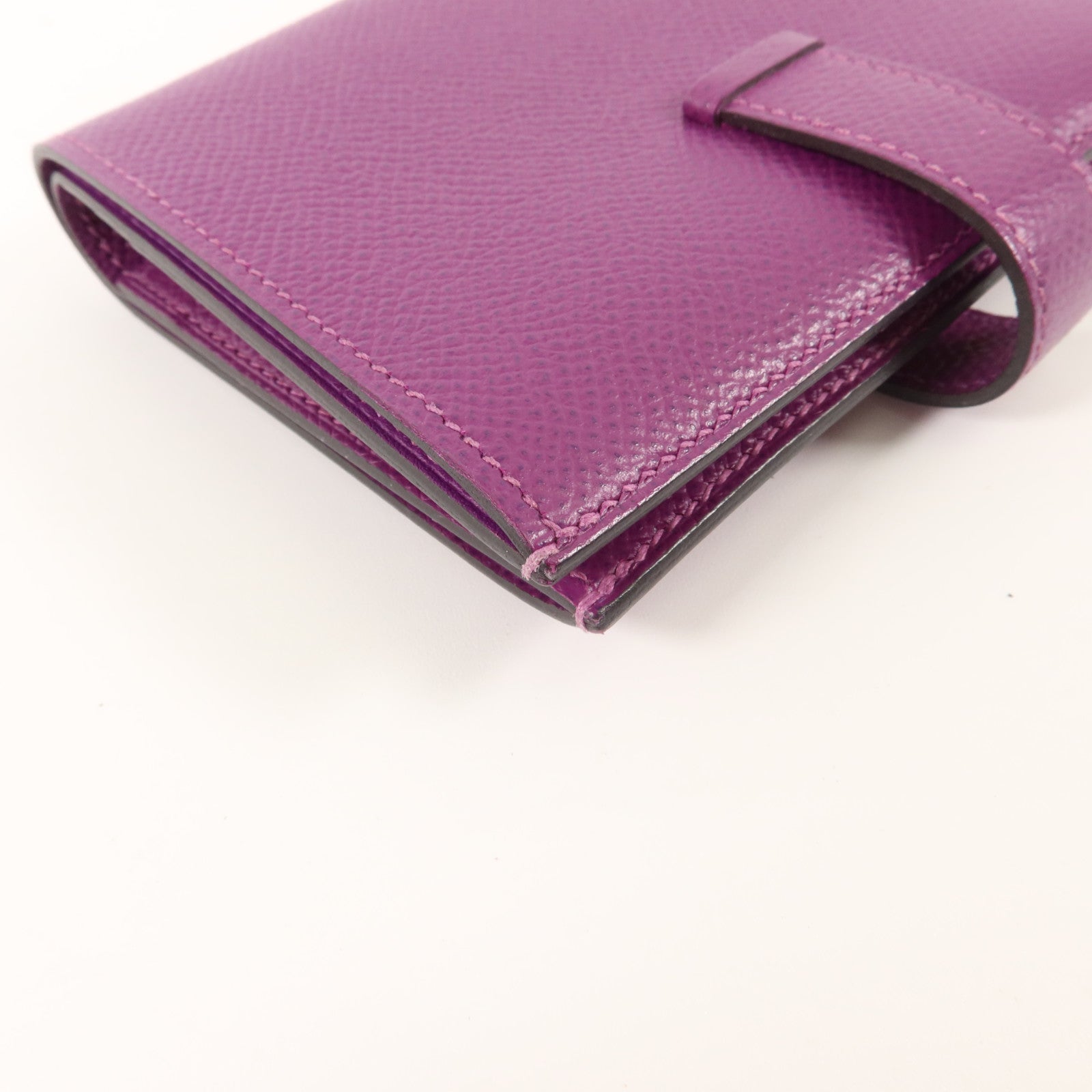 HERMES Epsom皮革Bearn Wallet錢包Anemone