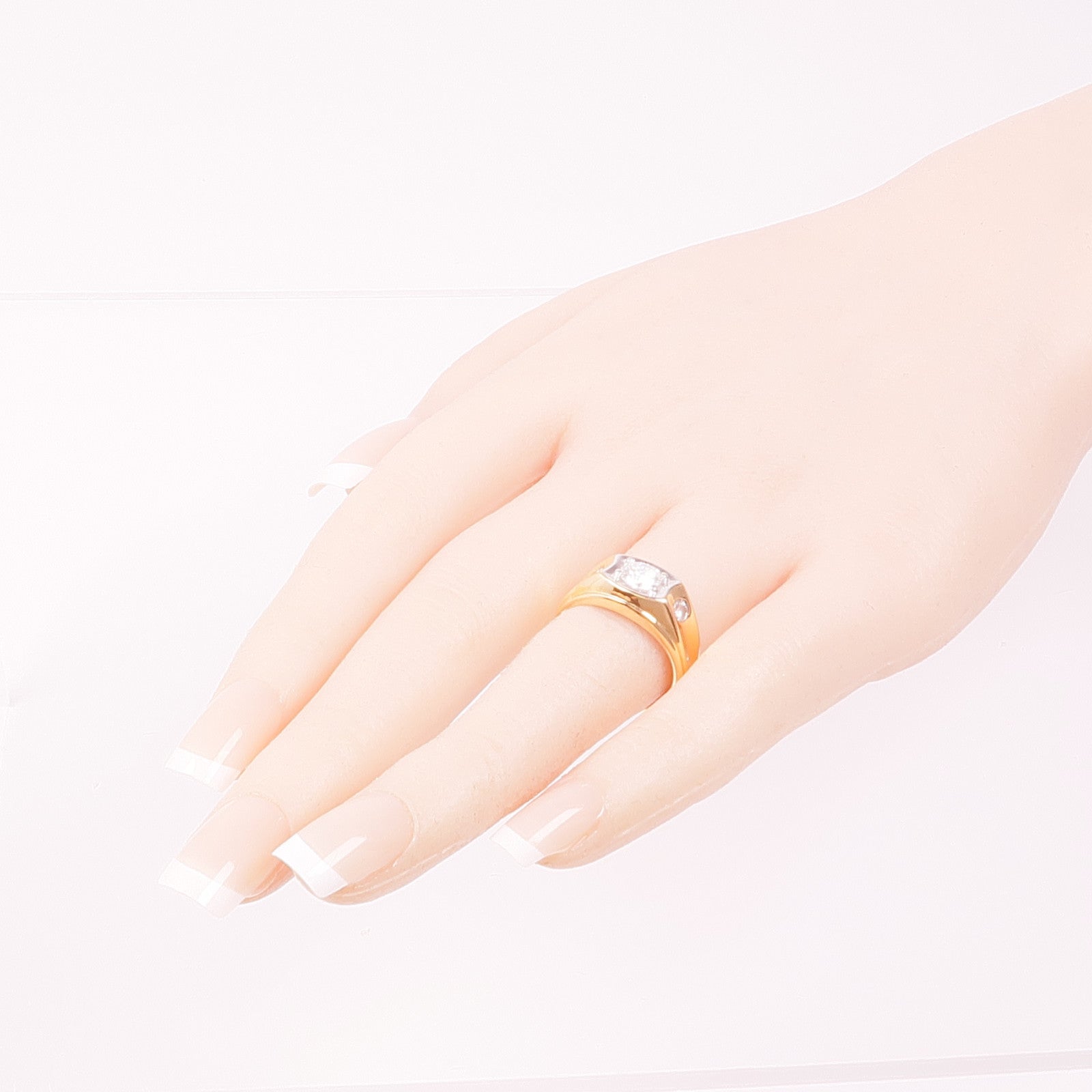 JEWELRY 18K玫瑰金Diamond Ring鑽石戒指US#6.5