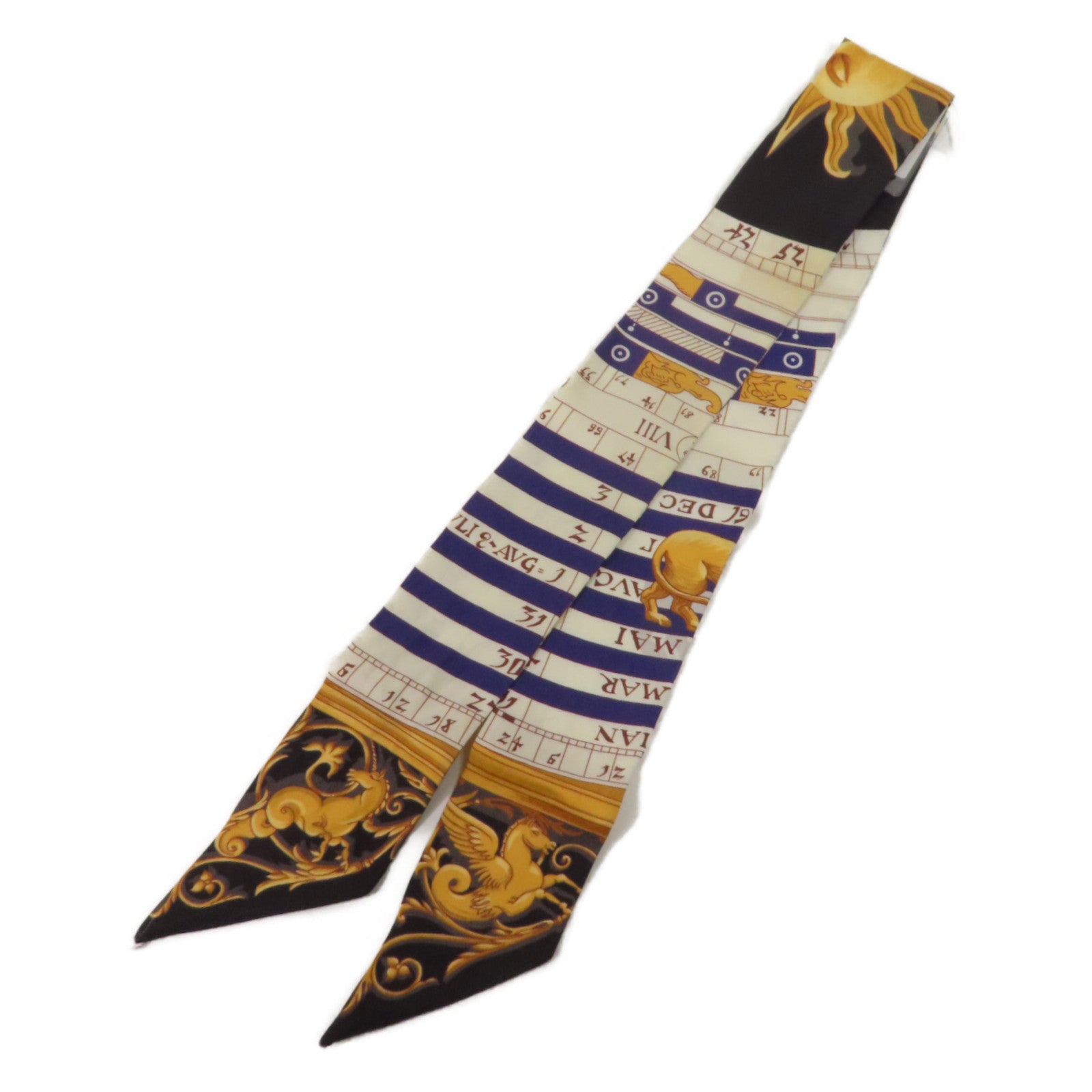 HERMES 絲質Twilly絲巾