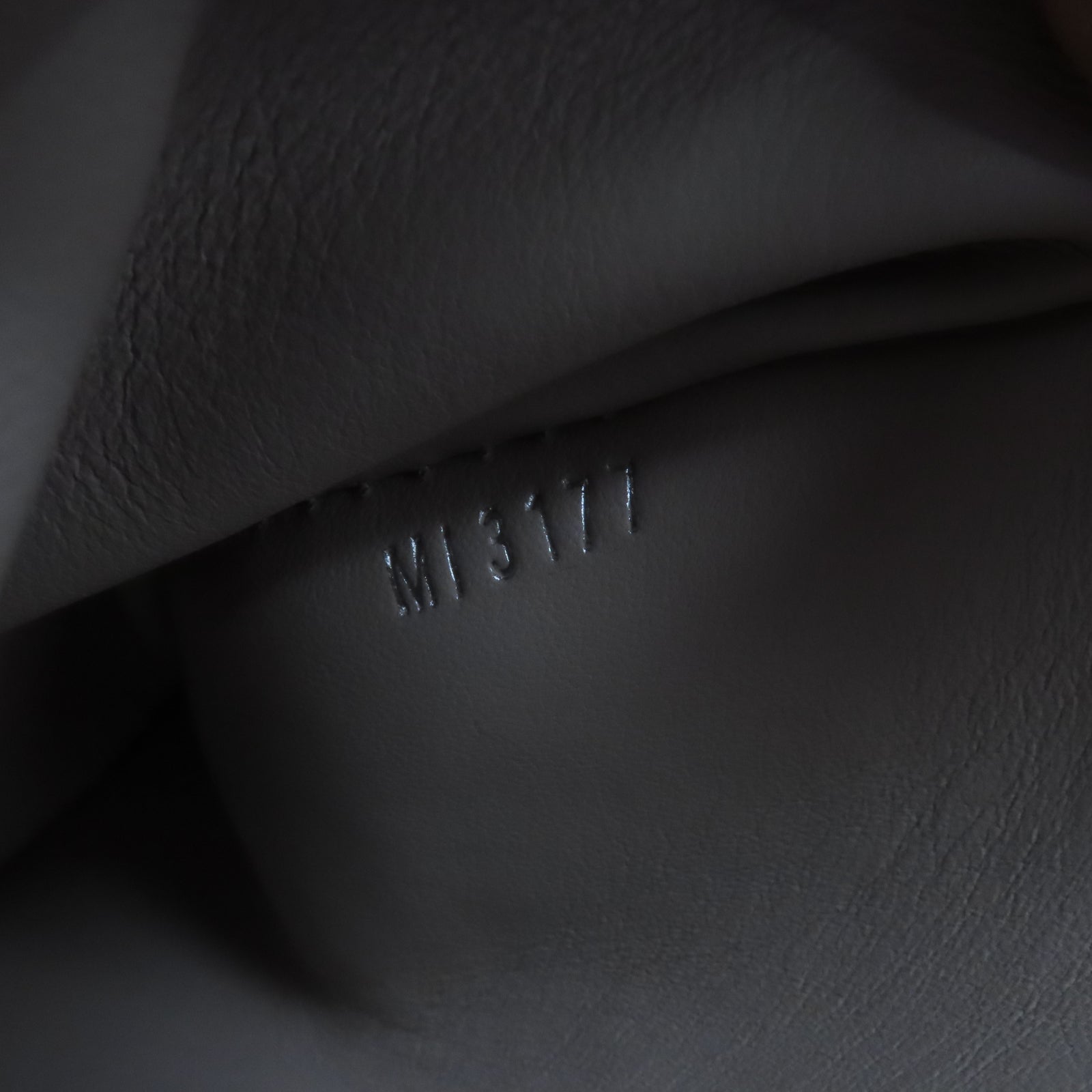 LOUIS VUITTON Taurillon Pernelle銀扣肩背袋大象灰