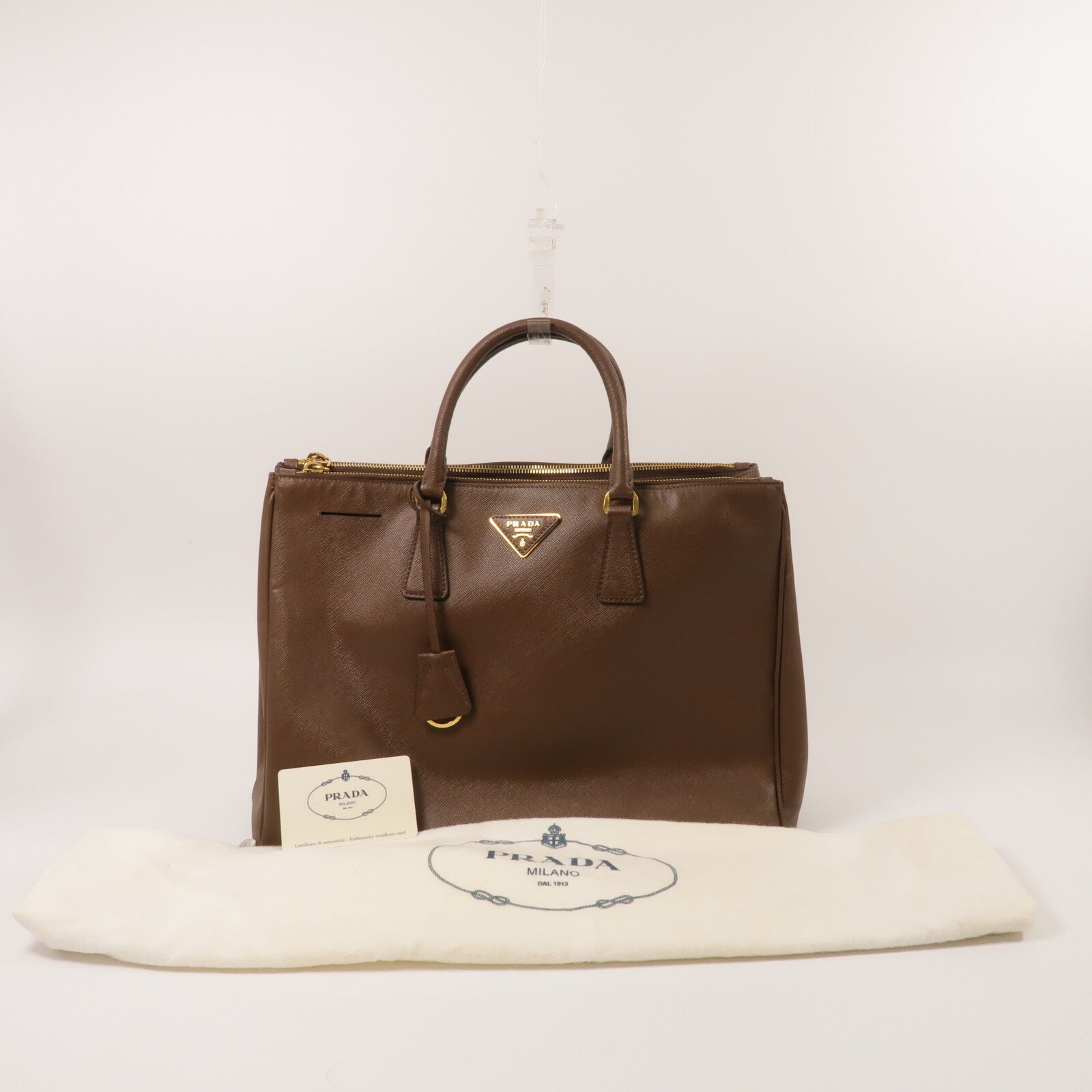 PRADA Saffiano皮革Galleria Large手挽袋