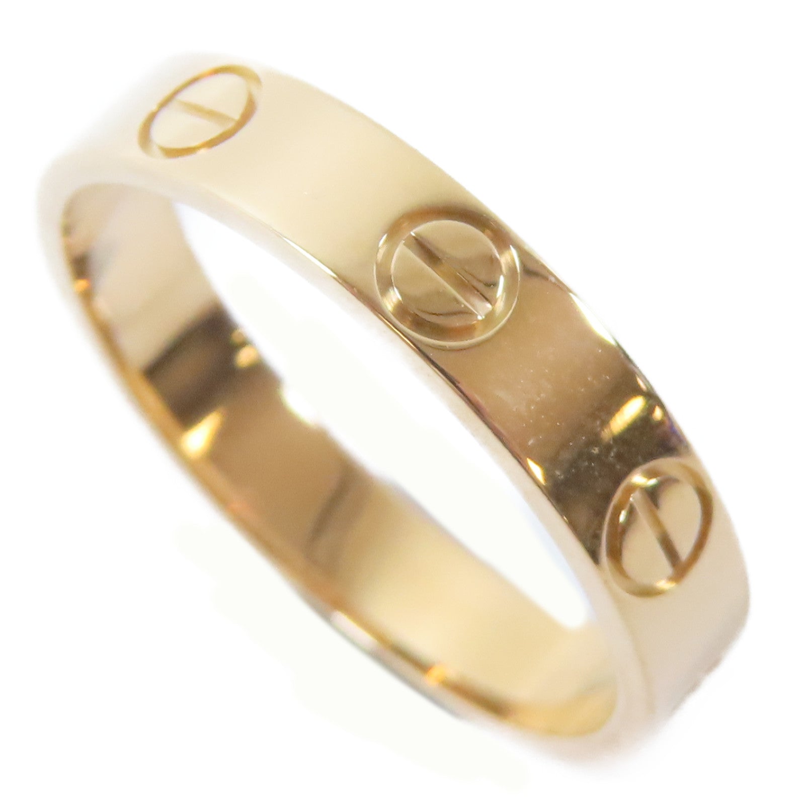 CARTIER 18K玫瑰金Love Ring戒指Cartier#51/US#5.75