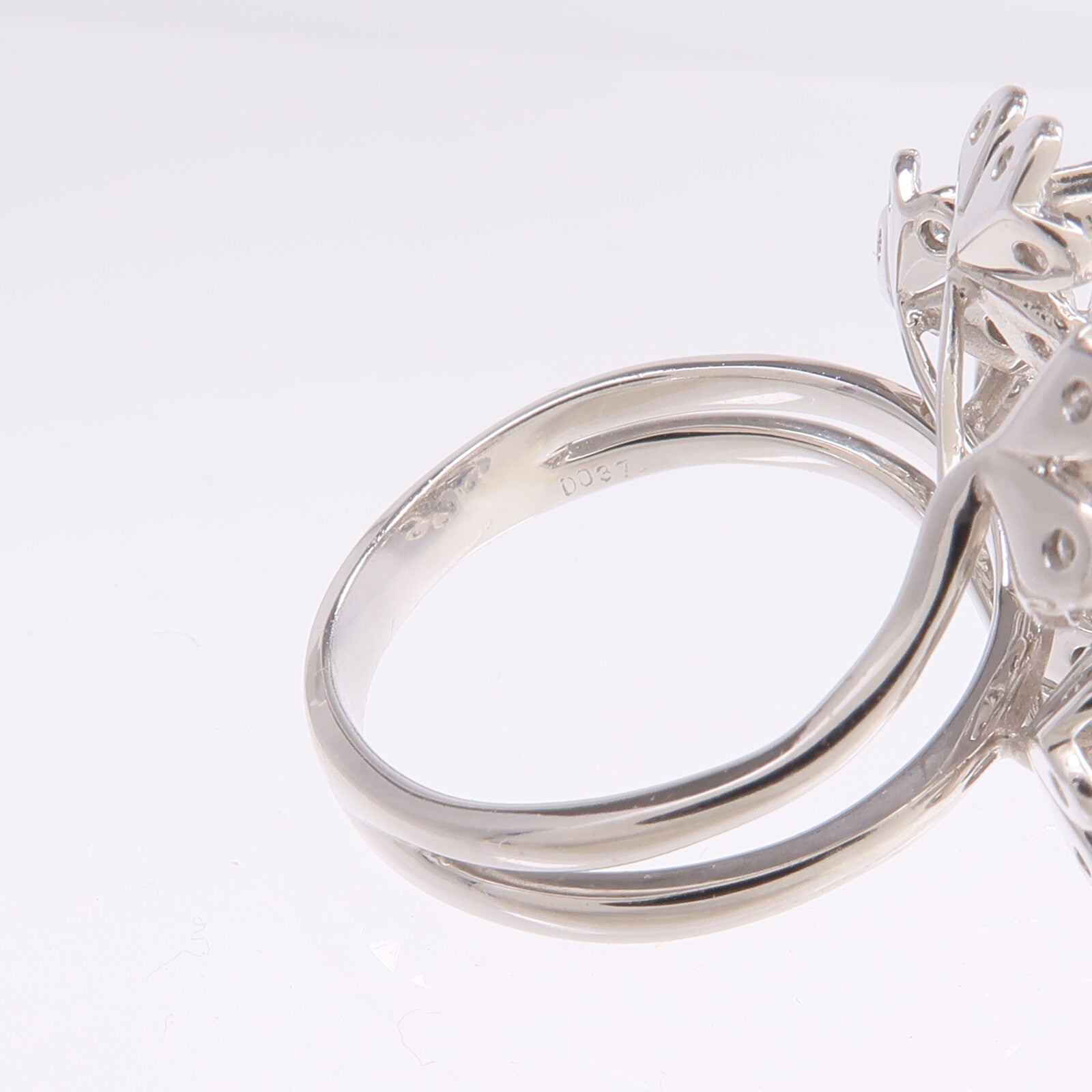 JEWELRY 【激減優惠】18K白金Ring彩色寶石/鑽石戒指