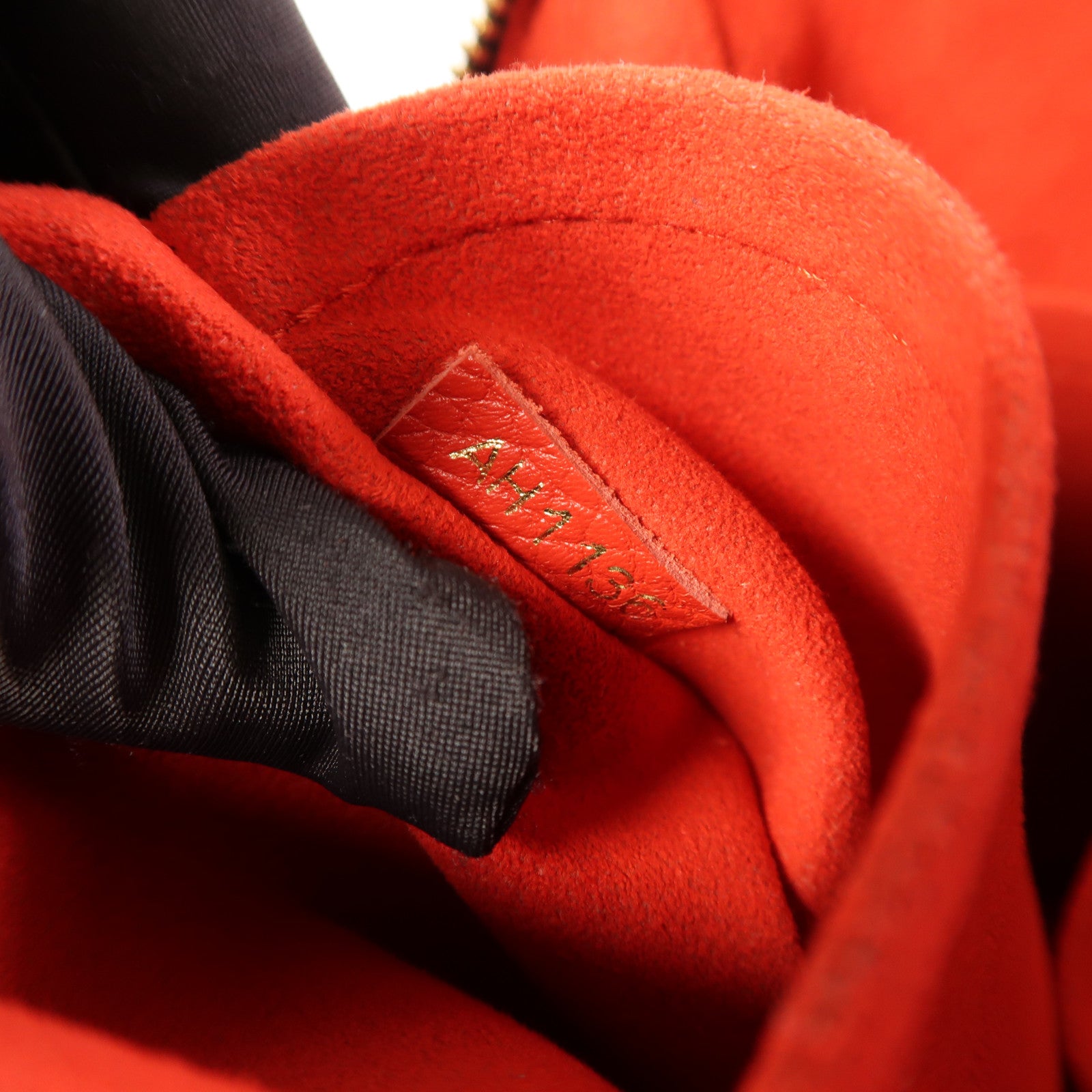 LOUIS VUITTON LV GHW Retiro 2 Way Shoulder Handbag M40546 Monogram Brown Red