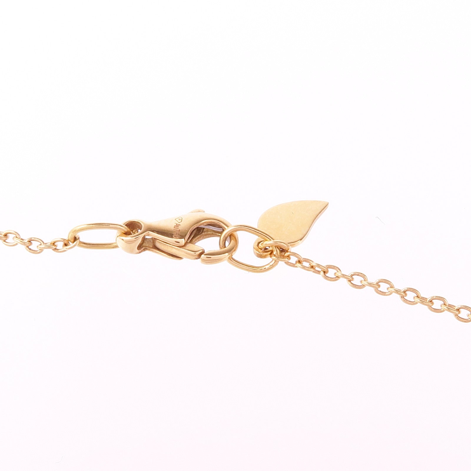 PIAGET 18K玫瑰金Piaget Rose Pendant鑽石項鍊