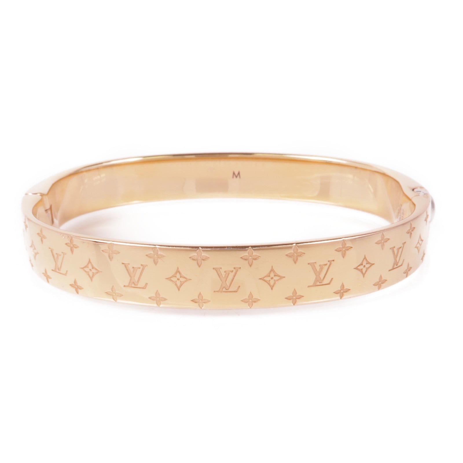 LOUIS VUITTON 金屬Nanogram Cuff手鐲