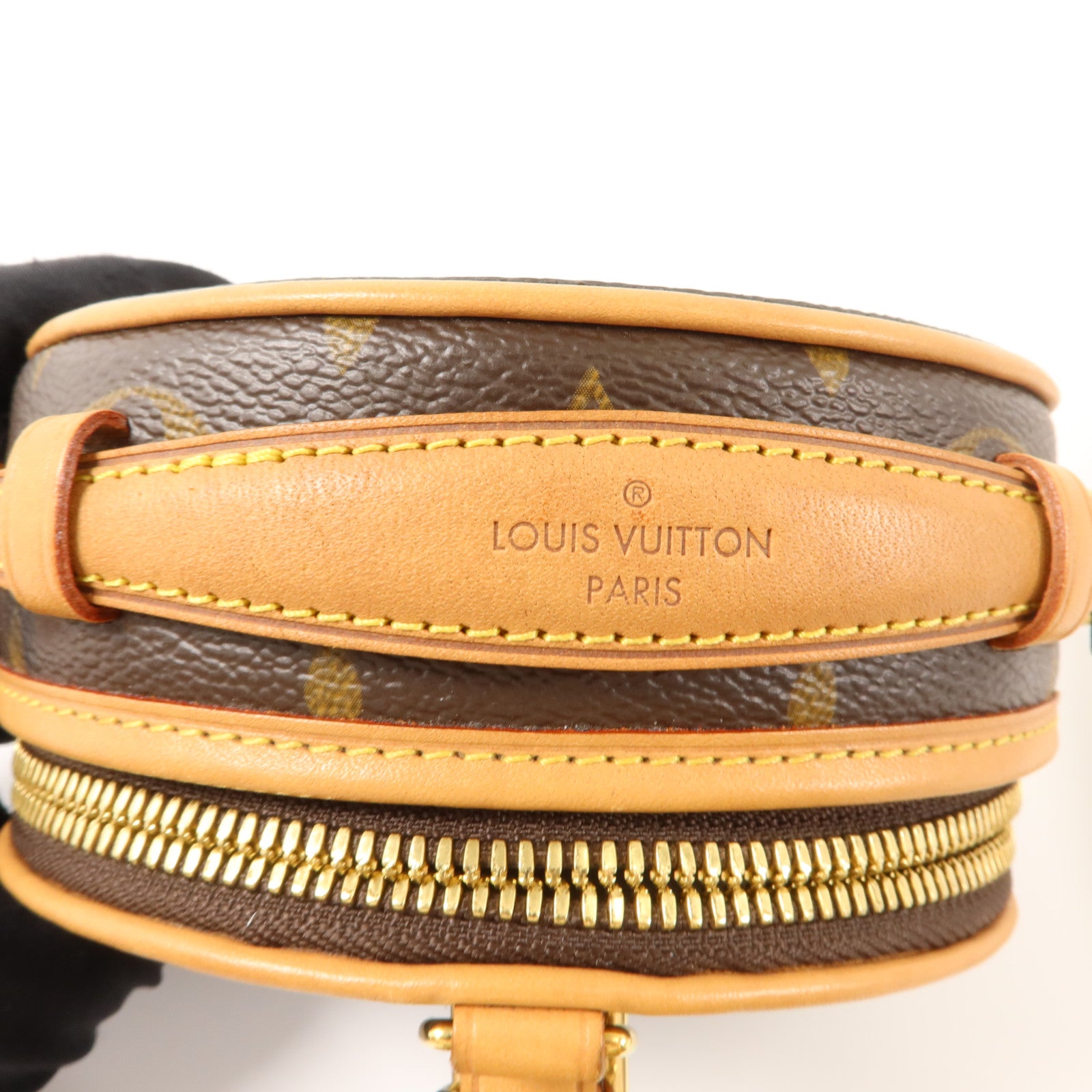 LOUIS VUITTON Monogram Mini Boite Chapeau金扣手挽肩背兩用袋