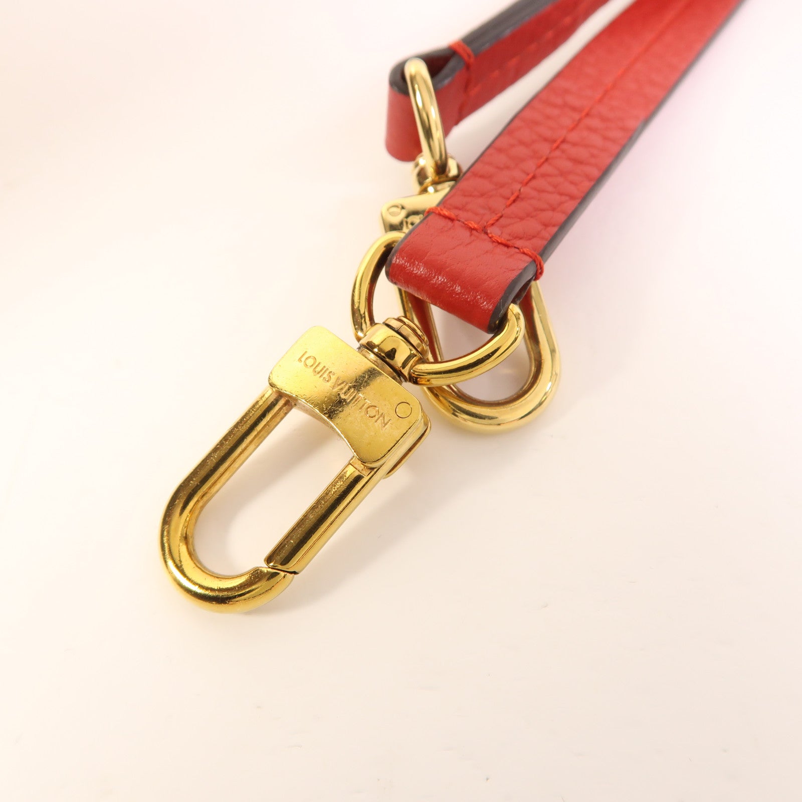 LOUIS VUITTON LV GHW Retiro 2 Way Shoulder Handbag M40546 Monogram Brown Red