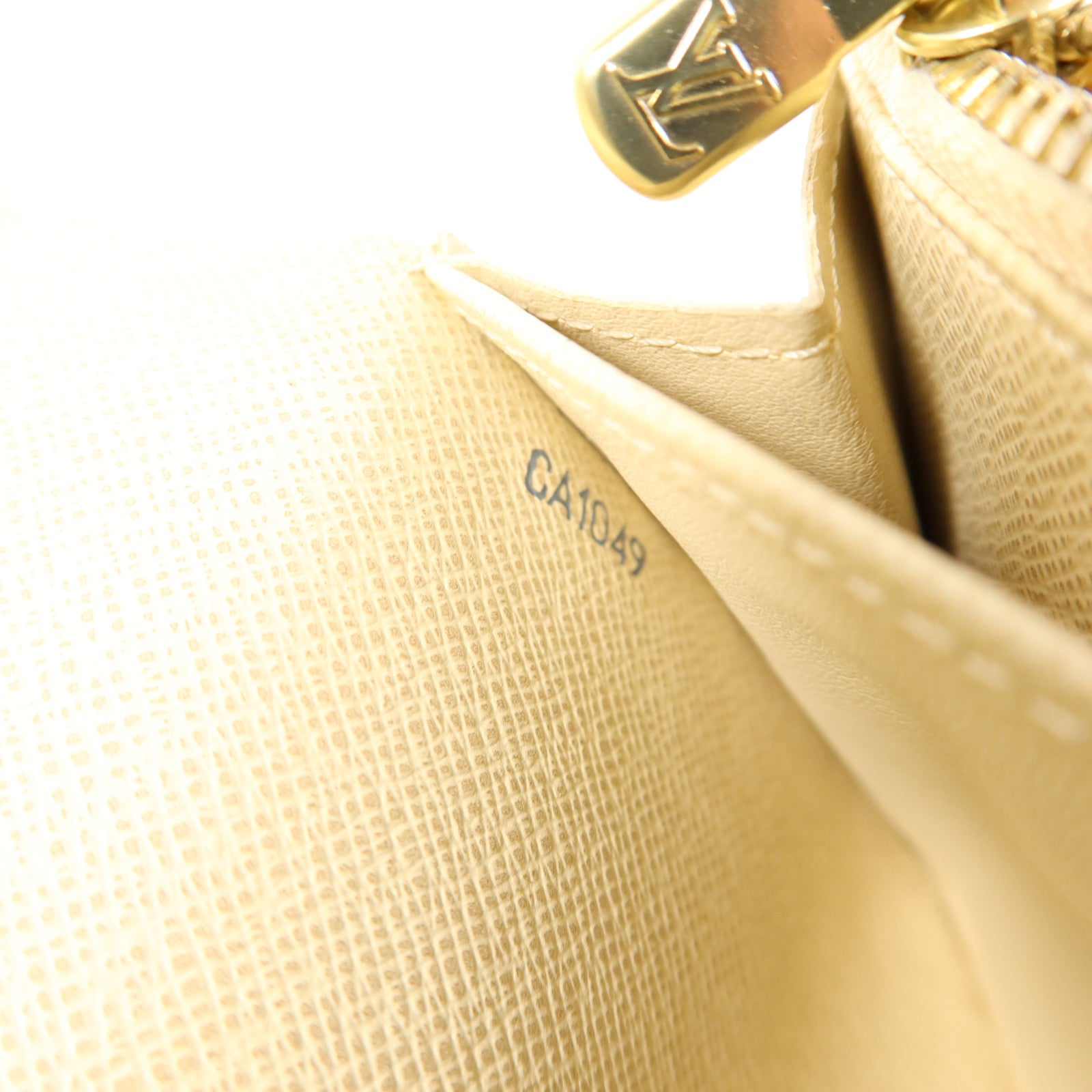 LOUIS VUITTON Damier Azur Portefeuille International金扣長錢包