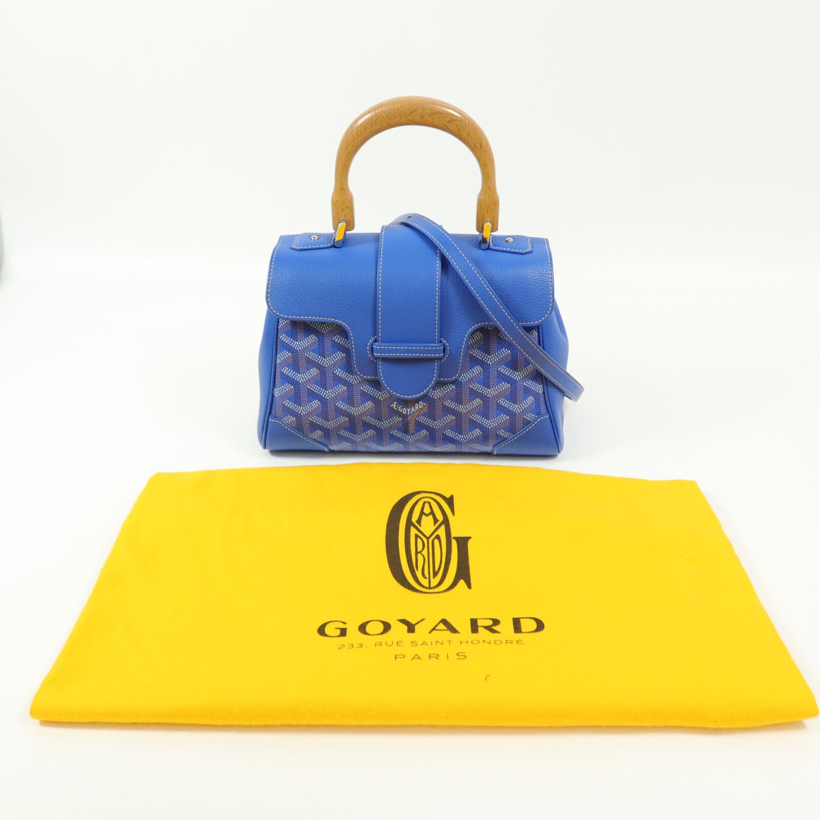 GOYARD 塗層帆布Saigon Souple Mini手挽肩背兩用袋