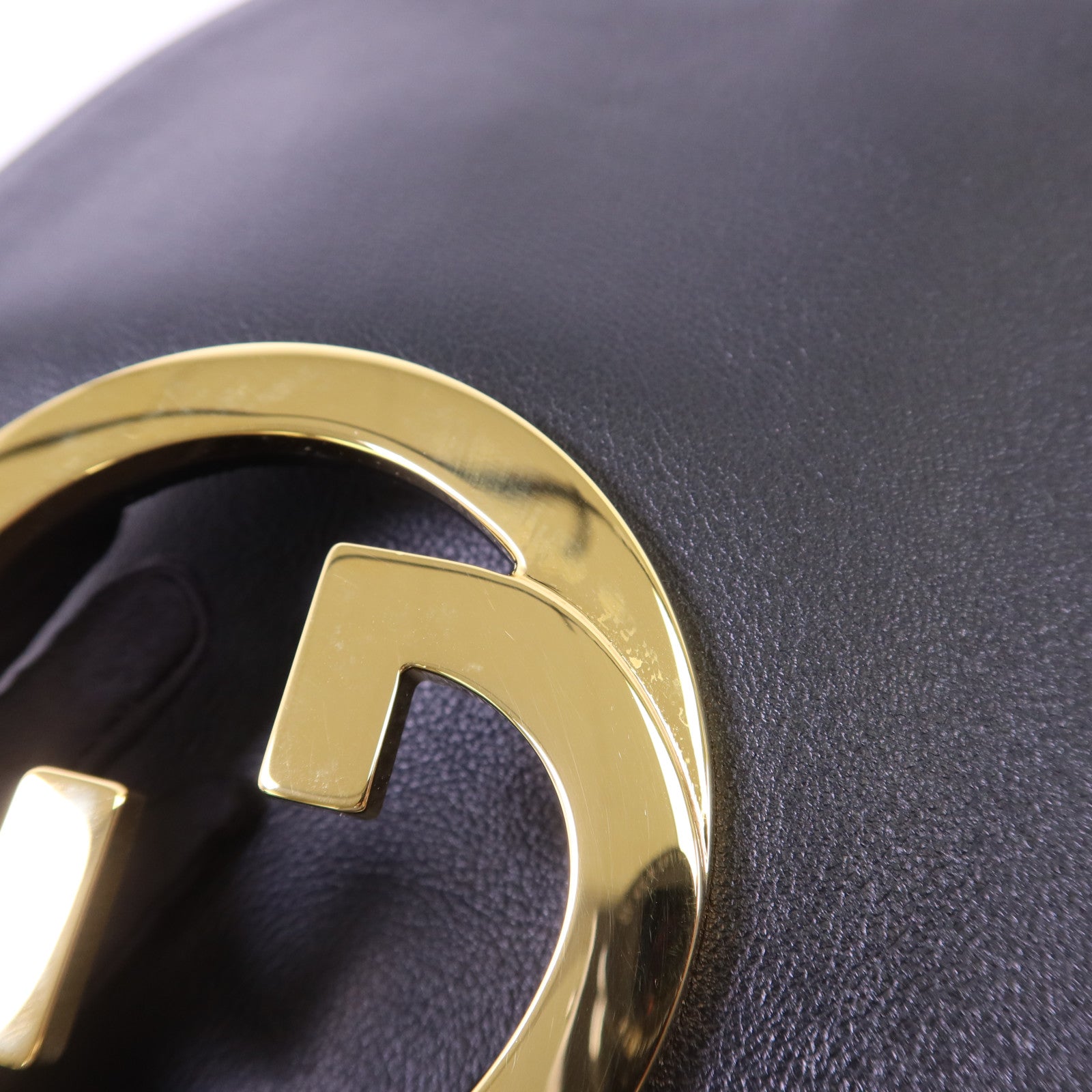 GUCCI 牛皮皮革Blondie金扣手挽肩背兩用袋