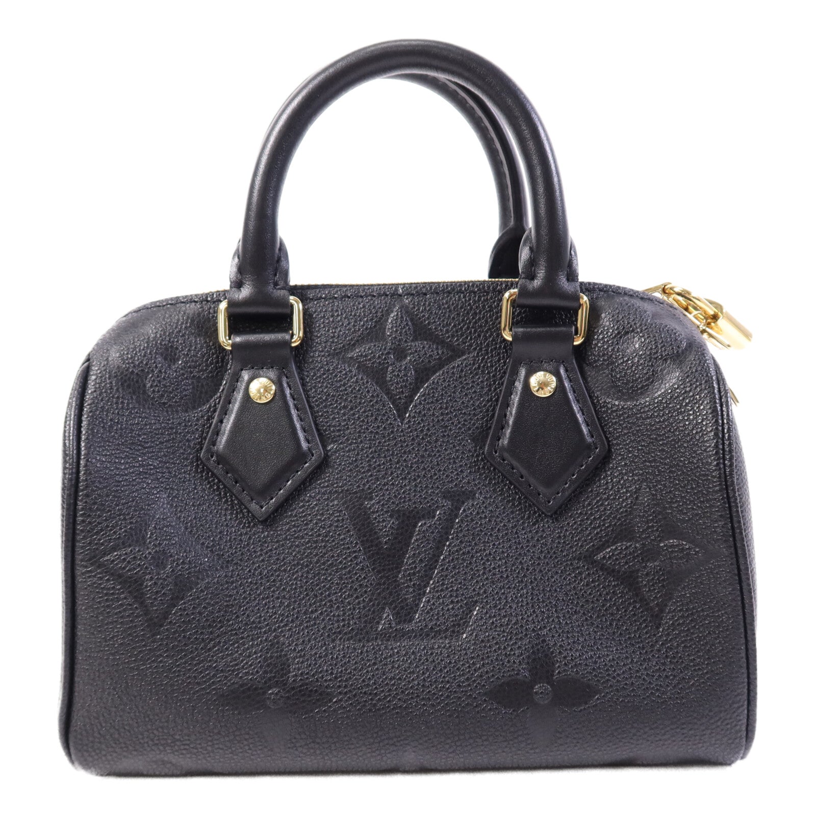 LOUIS VUITTON Monogram Empreinte Speedy Bandouliere 20金扣手挽肩背兩用袋