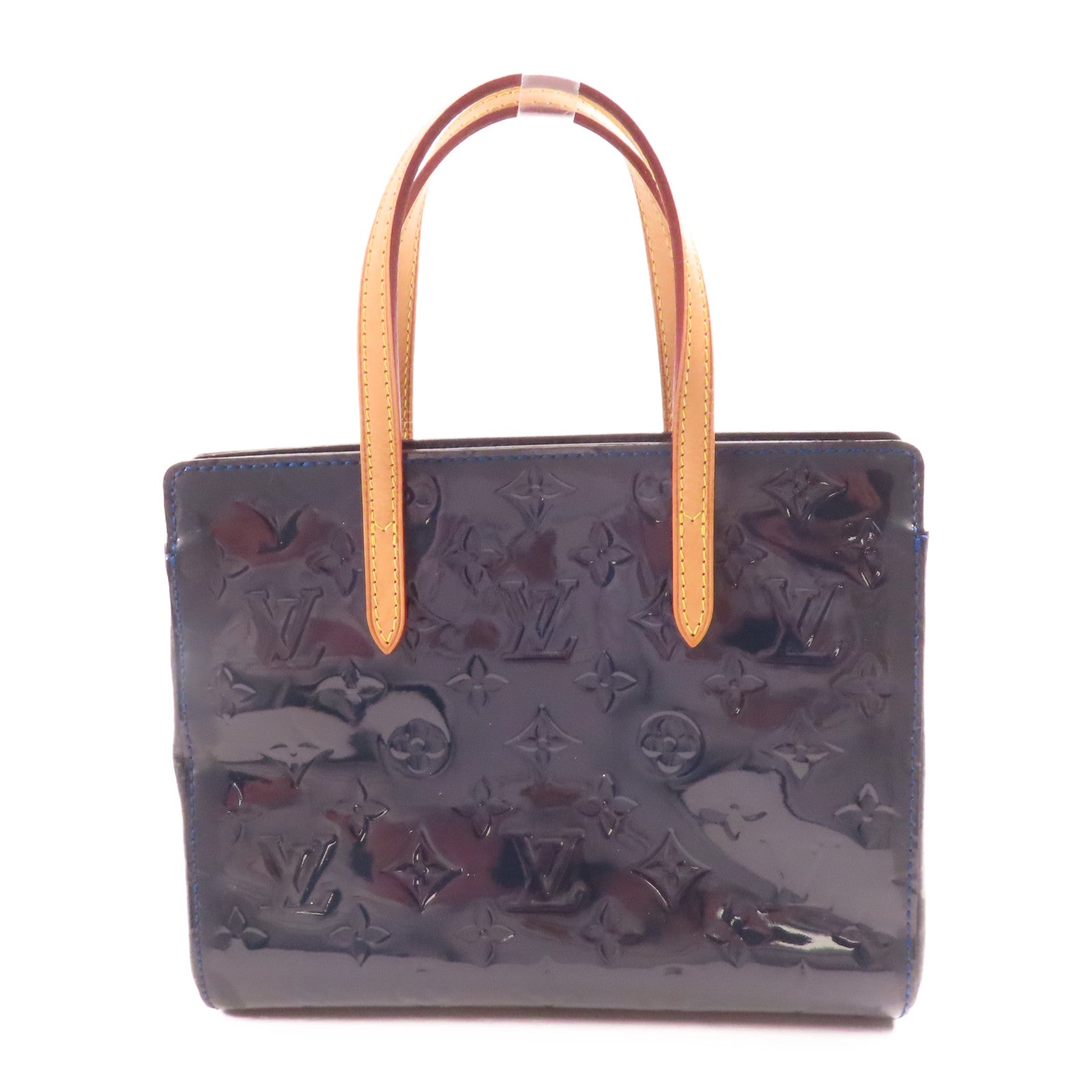 LOUIS VUITTON LV GHW Catalina BB Tote Bag Monogram Vernis M90051 Blue