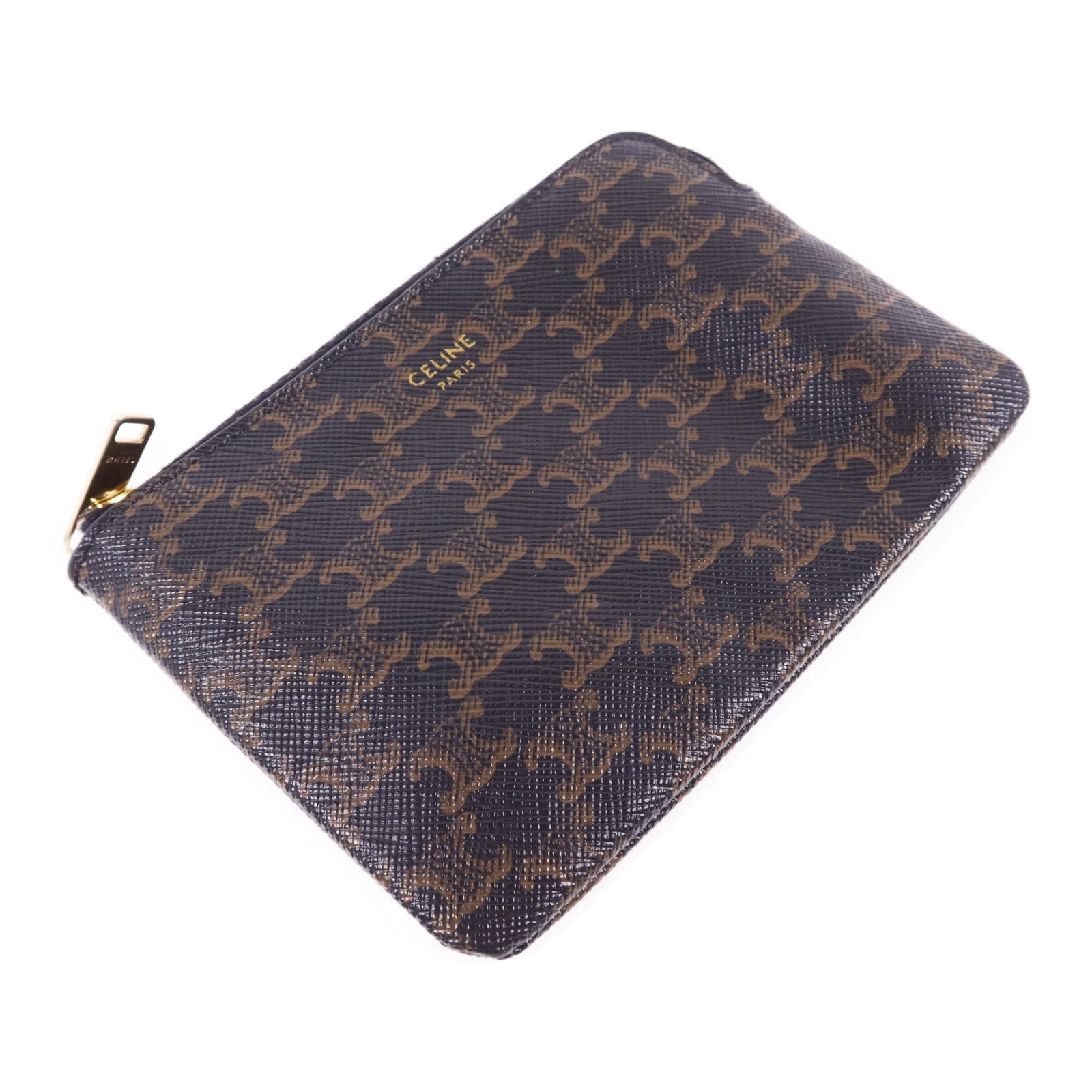 CELINE 塗層帆布Card Case金扣卡片套