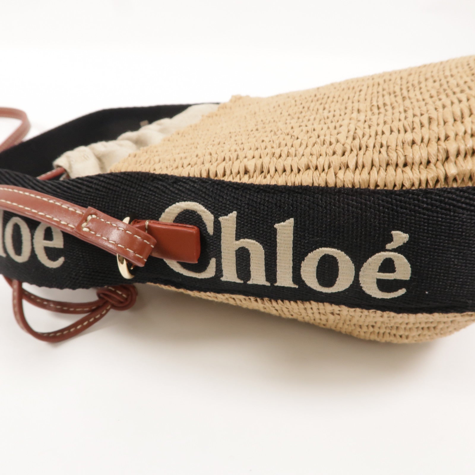 Chloe 藤料Small Woody Basket手挽肩背兩用袋
