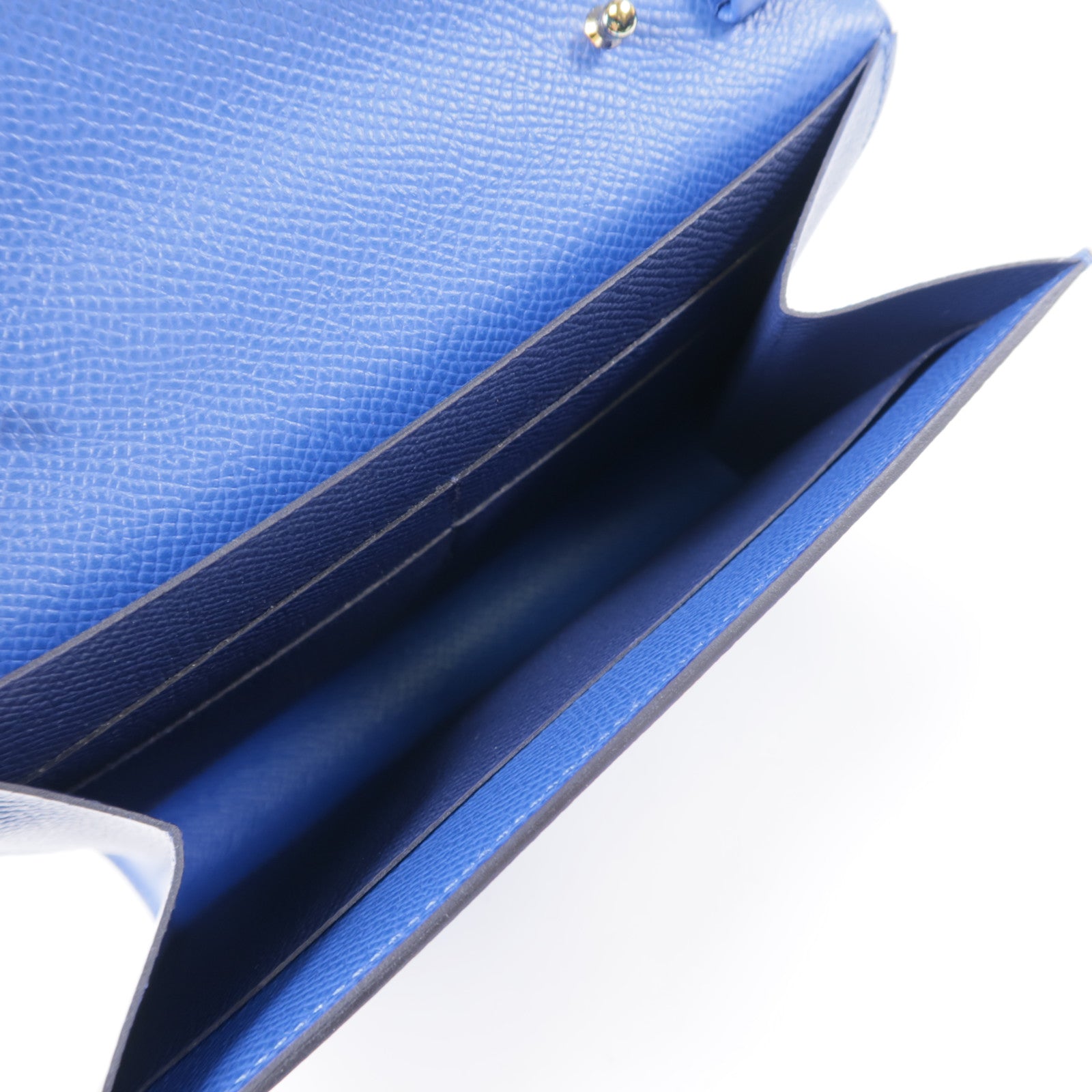 HERMES 【激減優惠】Epsom皮革Clic 16金扣肩背袋71 Bleu France/73 Sapphire