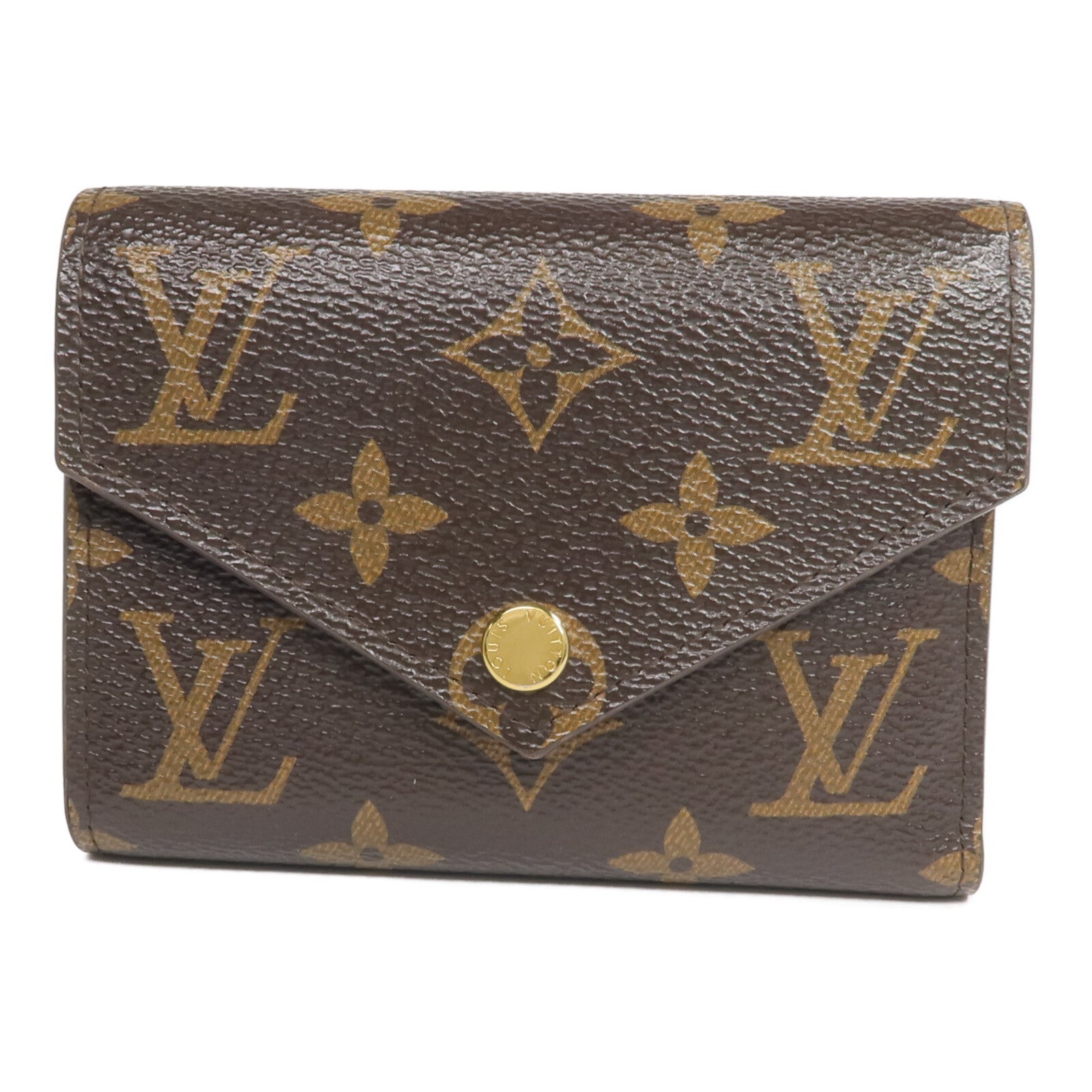 LOUIS VUITTON Monogram Portefeuille Victorine金扣錢包