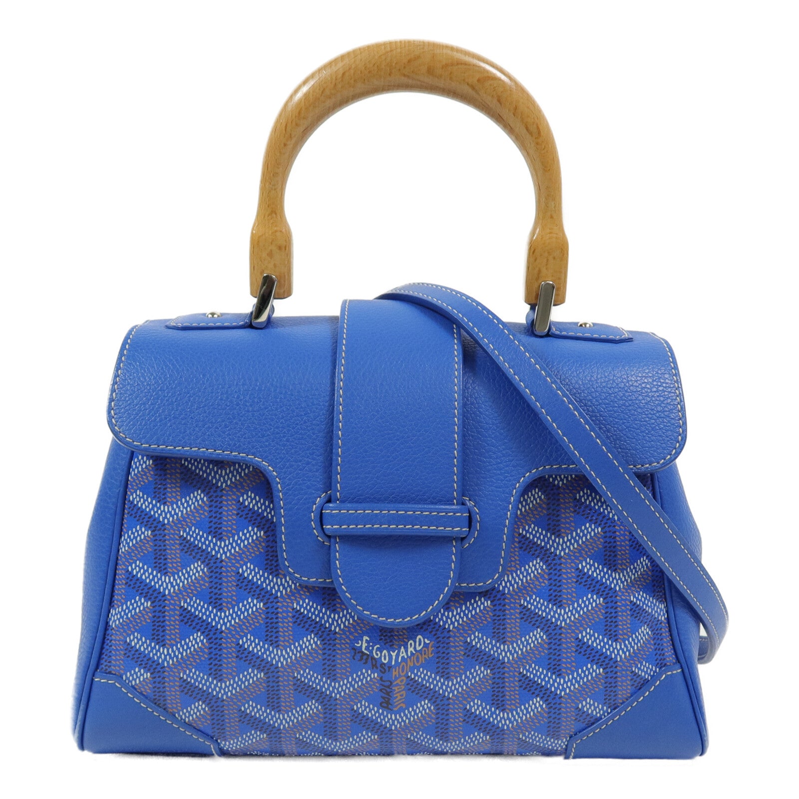 GOYARD 塗層帆布Saigon Souple Mini手挽肩背兩用袋