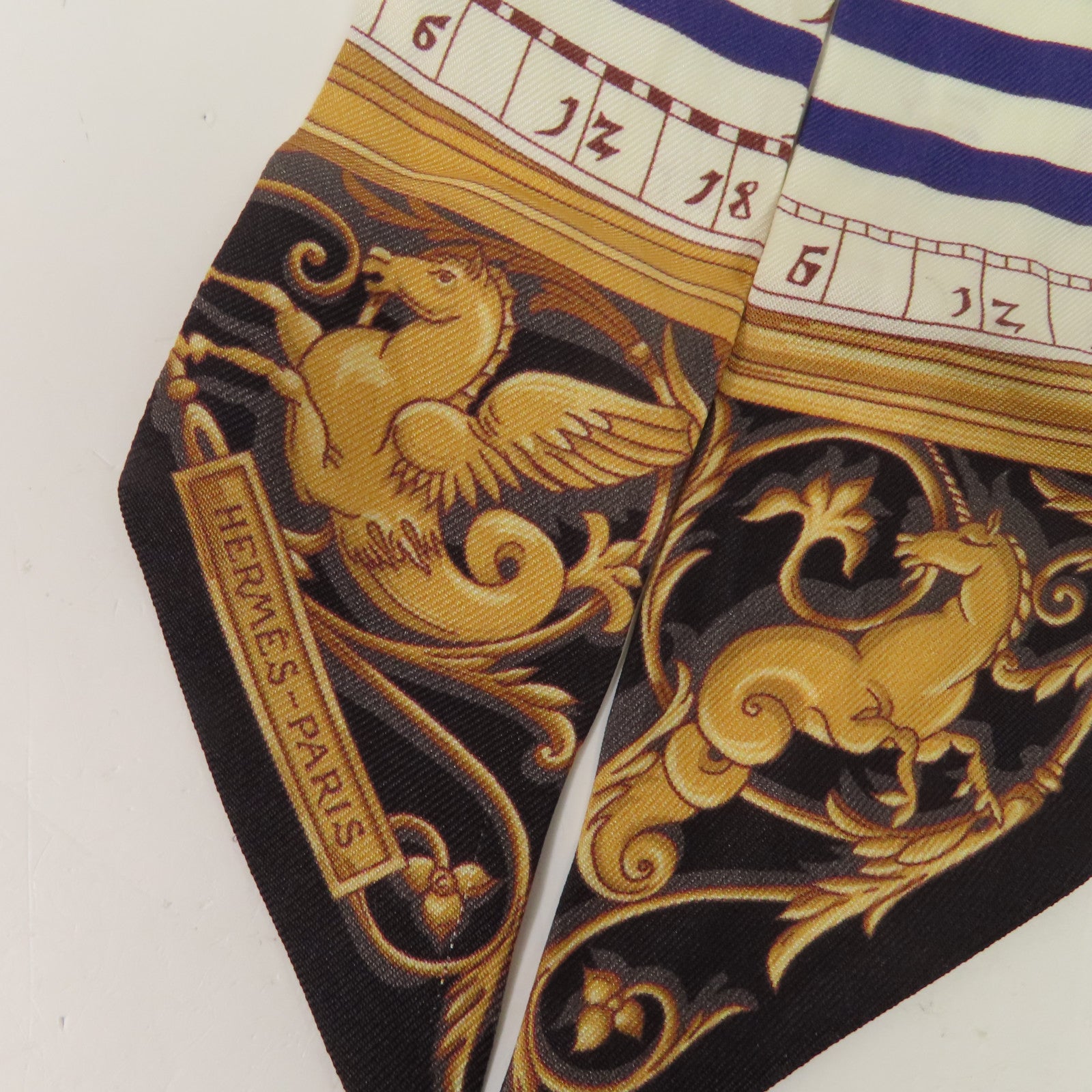 HERMES 絲質Twilly絲巾