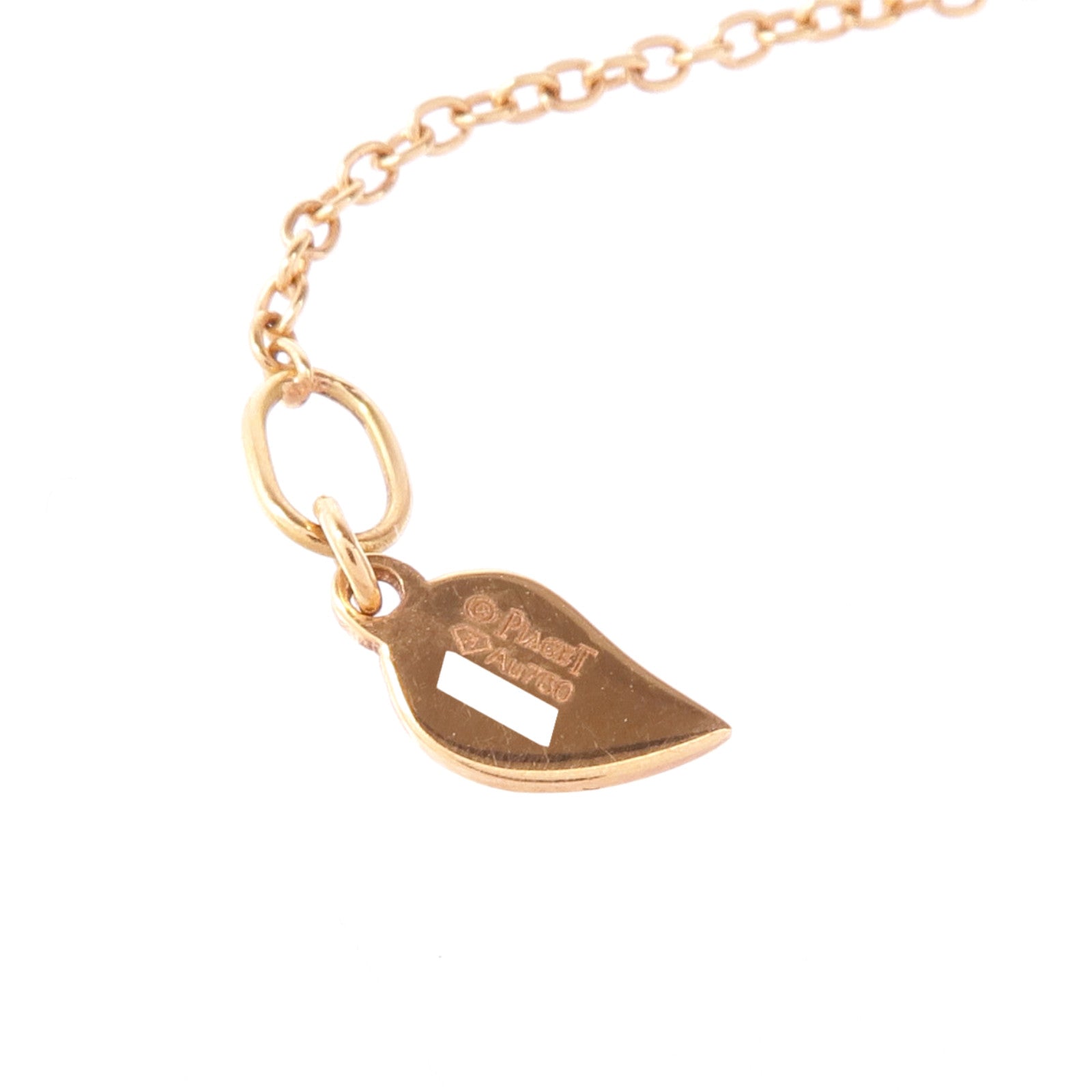 PIAGET 【激減優惠】18K玫瑰金Piaget Rose Pendant鑽石項鍊