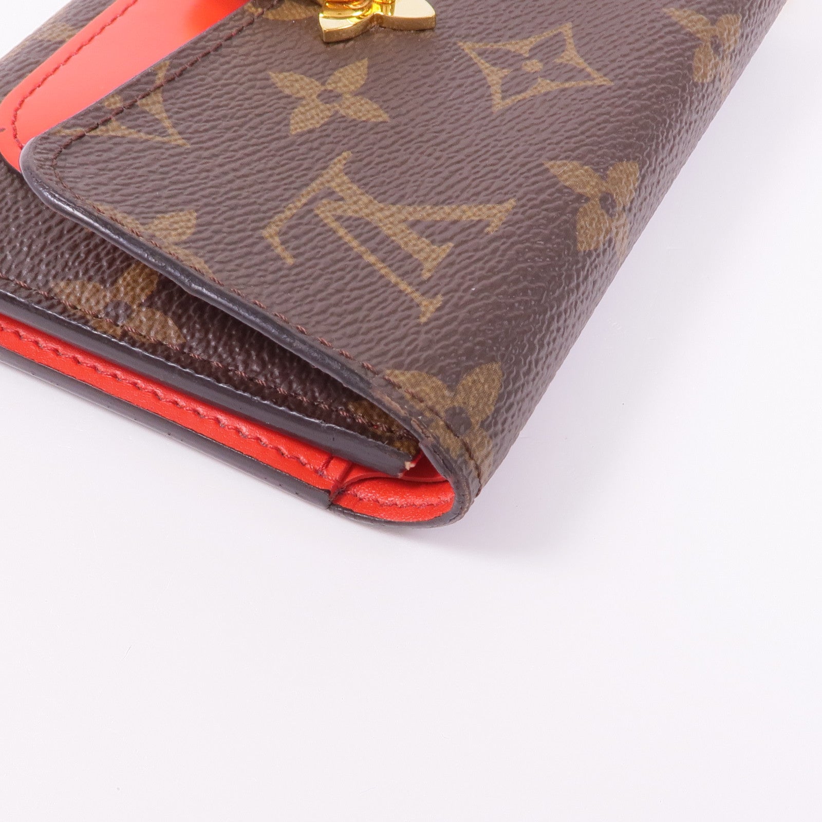 LOUIS VUITTON Monogram Flower金扣錢包