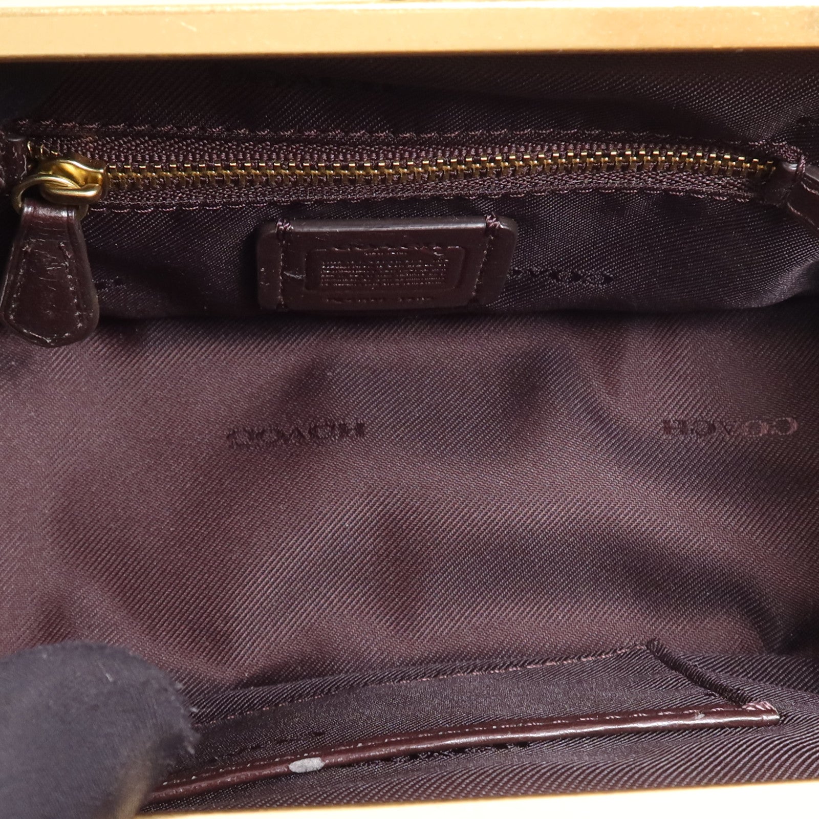 COACH 牛皮/蛇皮皮革Dreamer 21金扣手挽肩背兩用袋