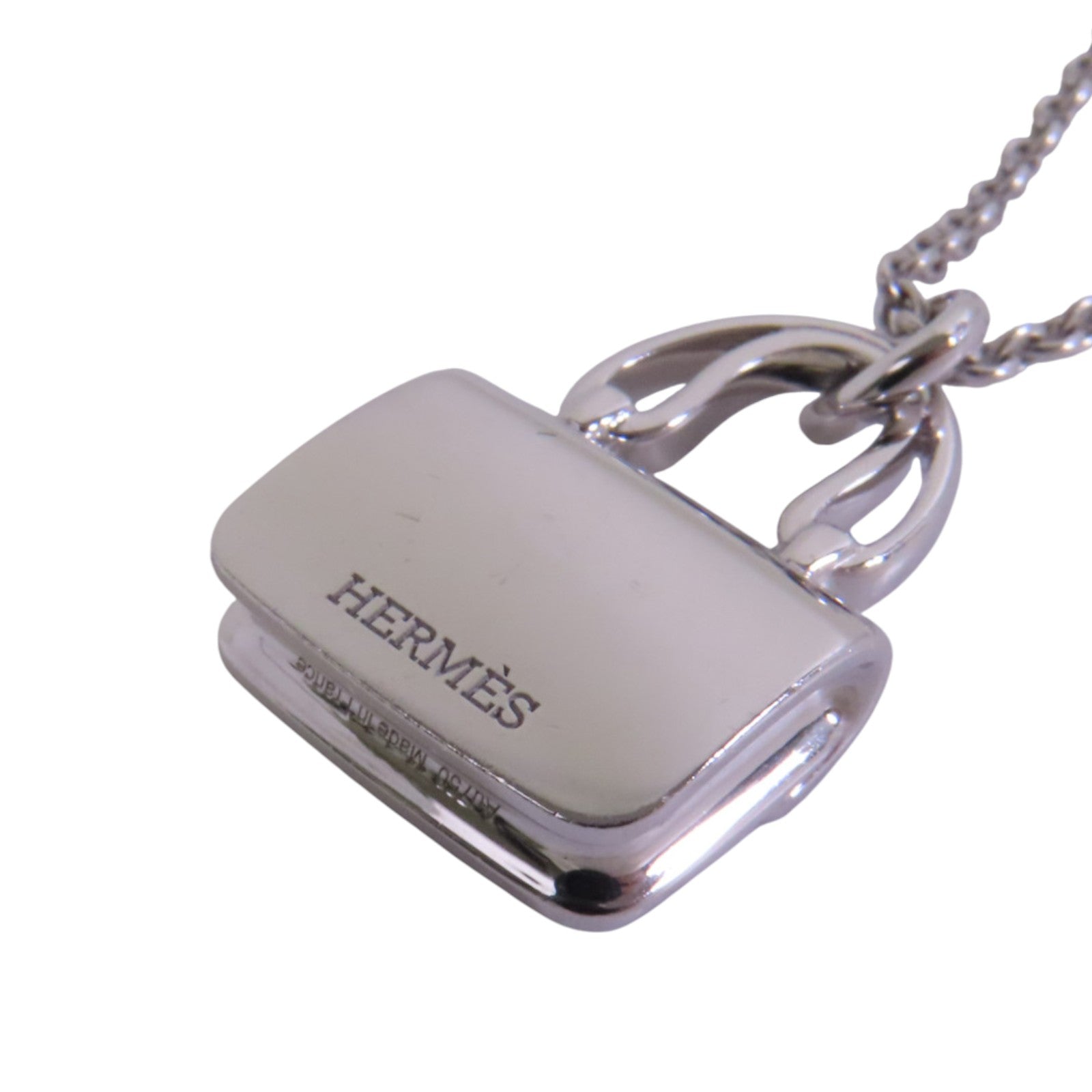 HERMES 【激減優惠】18K白金Constance Diamond Pendant鑽石項鏈