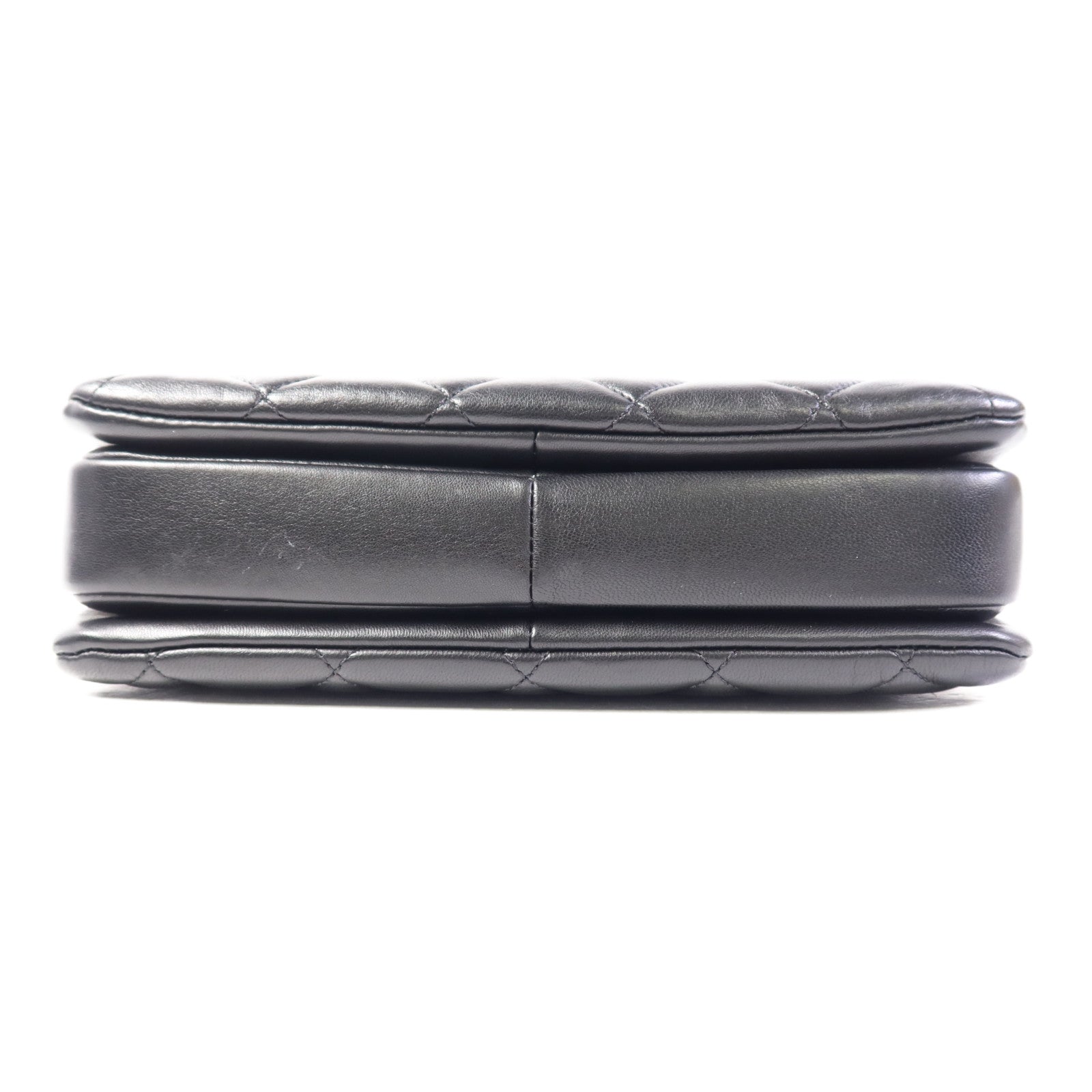 CHANEL 羊皮皮革2way Shoulder bag銀扣手挽肩背兩用袋