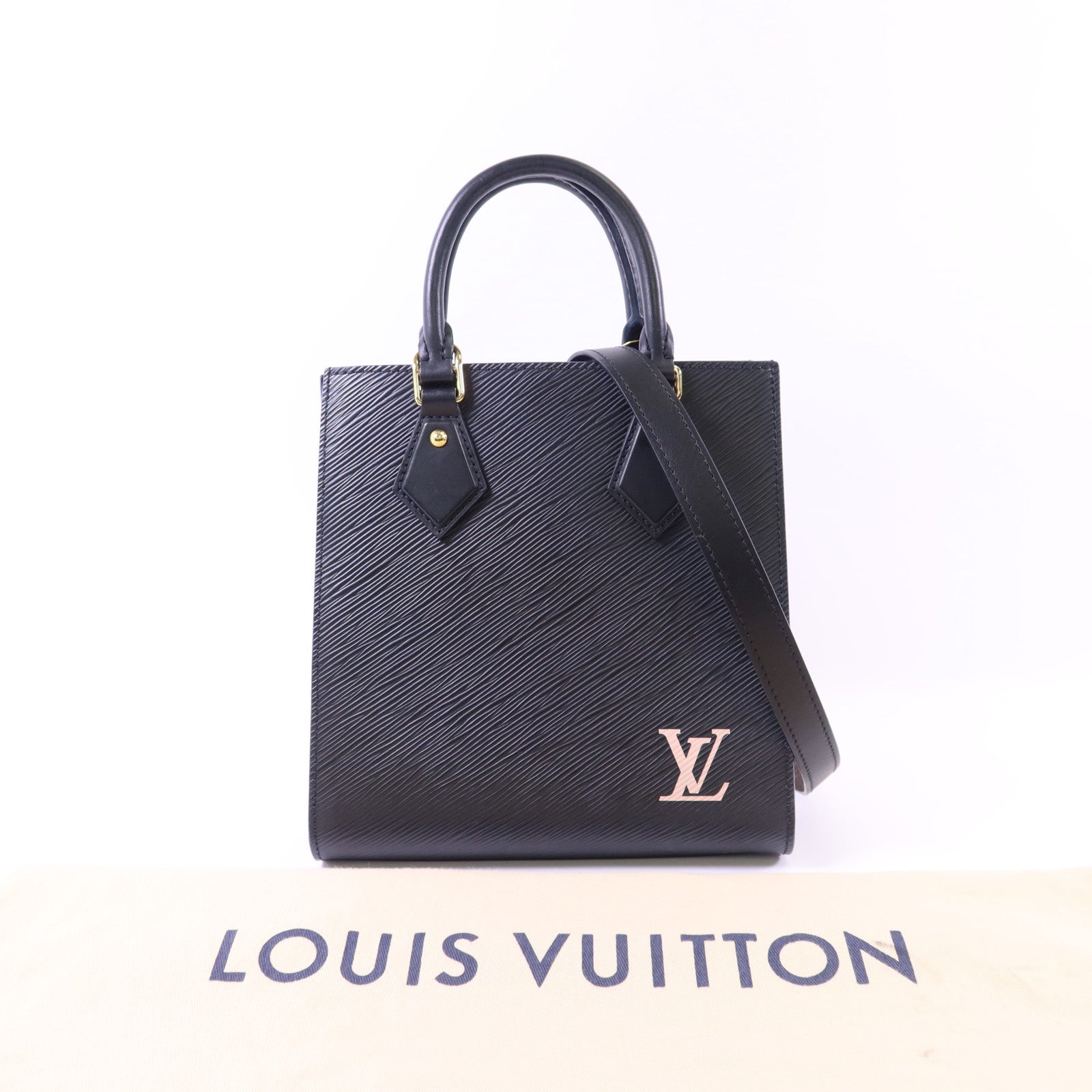LOUIS VUITTON Epi Sac Plat BB金扣手挽肩背兩用袋
