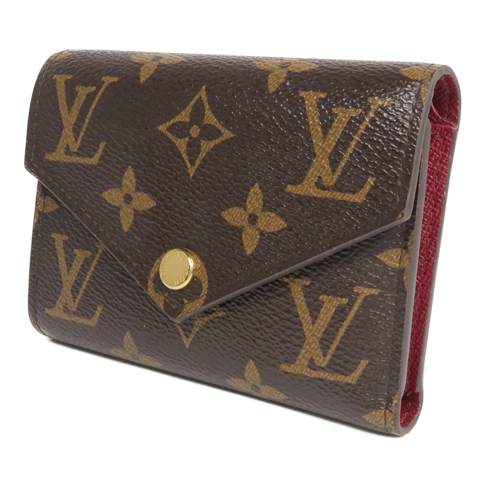 LOUIS VUITTON Monogram Portefeuille Victorine金扣錢包