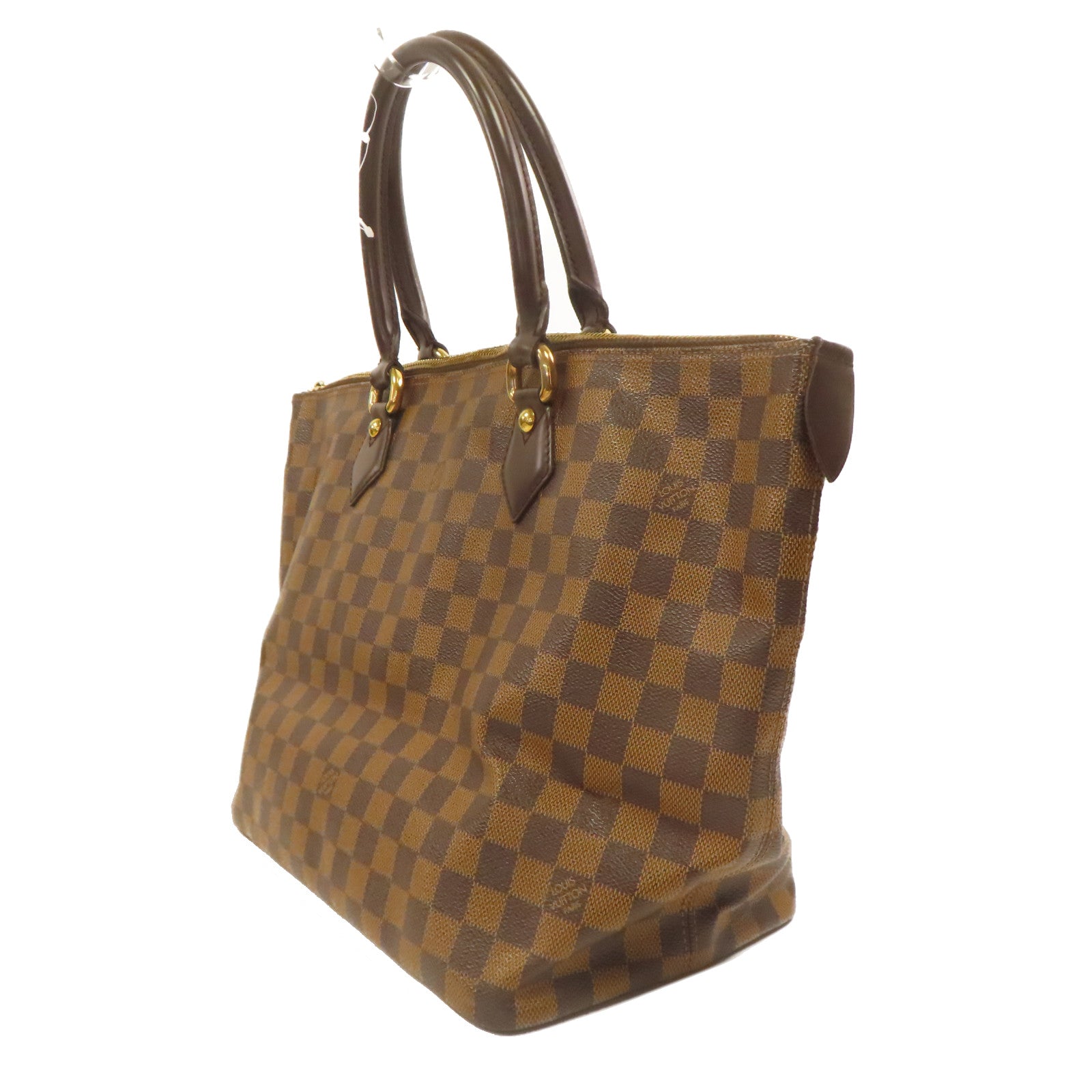 LOUIS VUITTON LV GHW Saleya MM Shoulder Bag N51182 Damier Brown