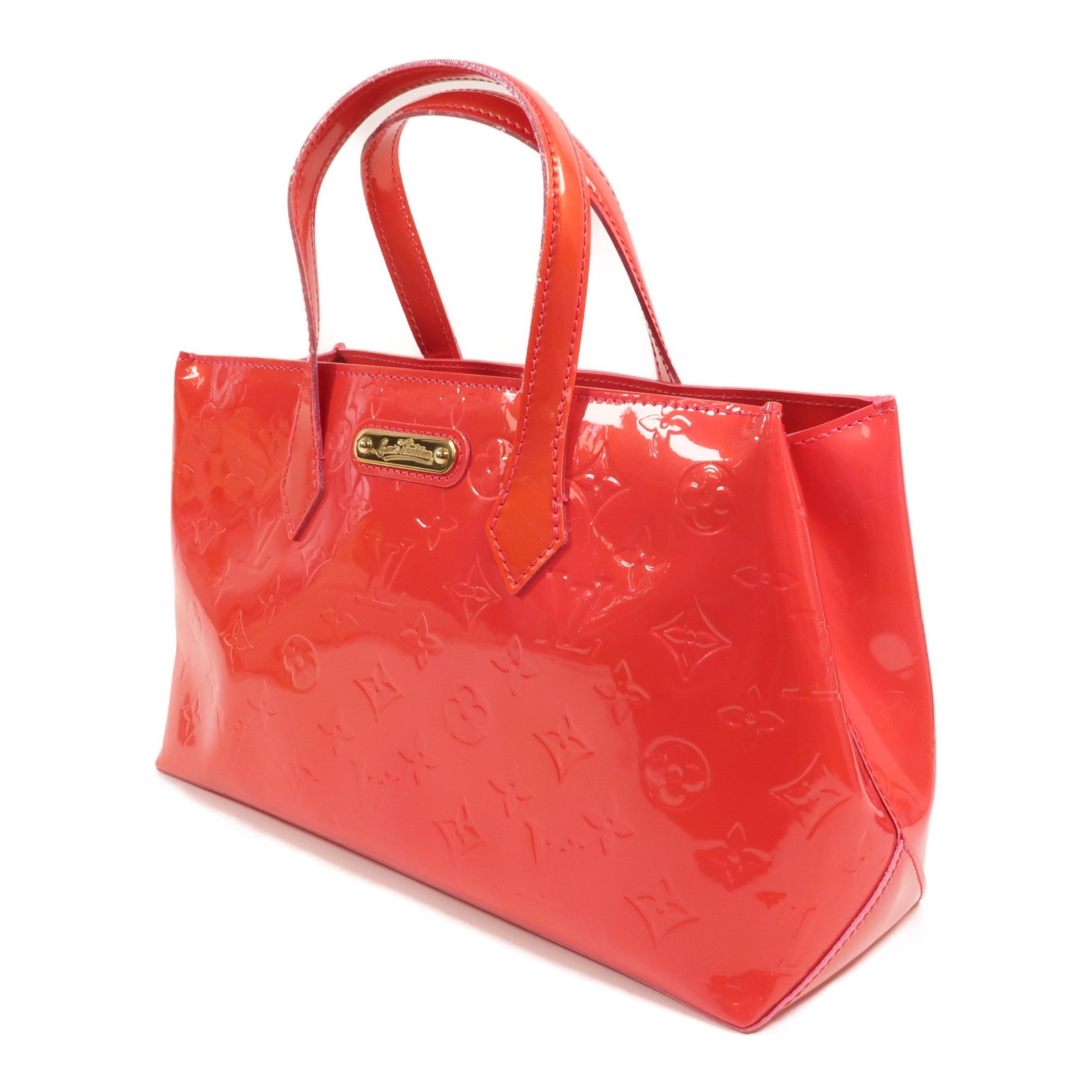 LOUIS VUITTON Monogram Vernis Wilshire PM手挽袋