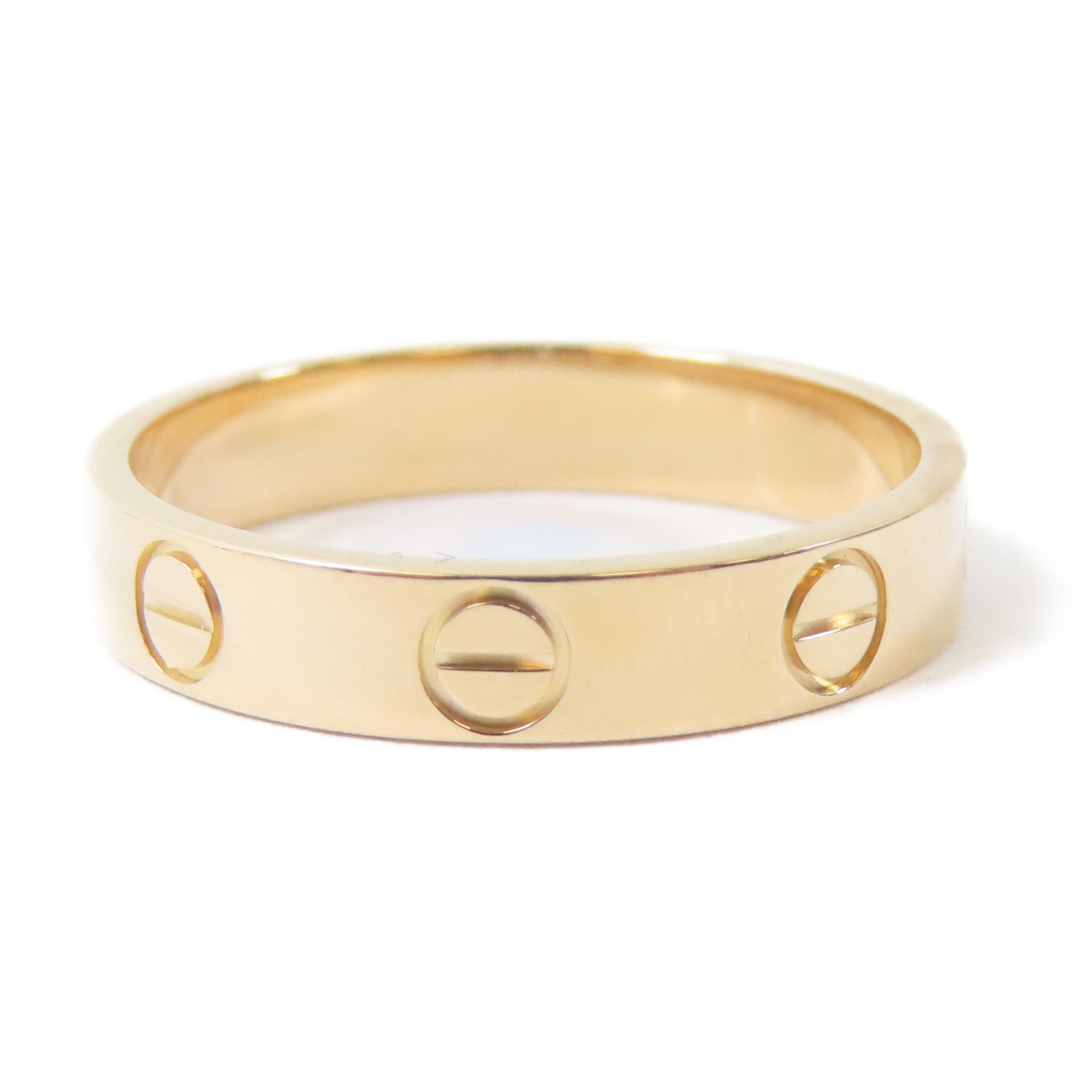 CARTIER 18K玫瑰金Love Ring戒指Cartier#51/US#5.75