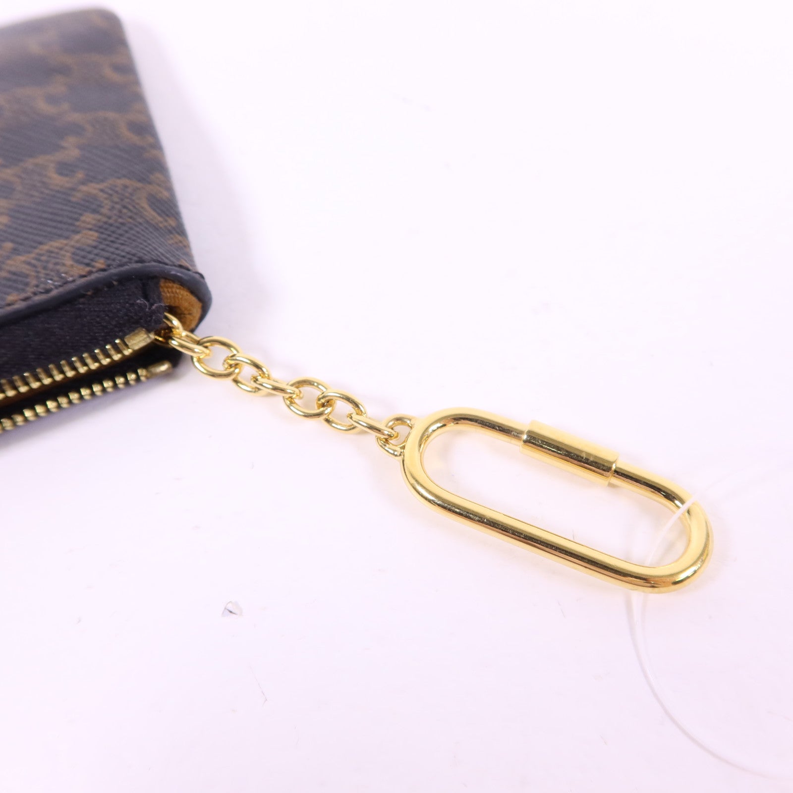 CELINE 塗層帆布Card Case金扣卡片套