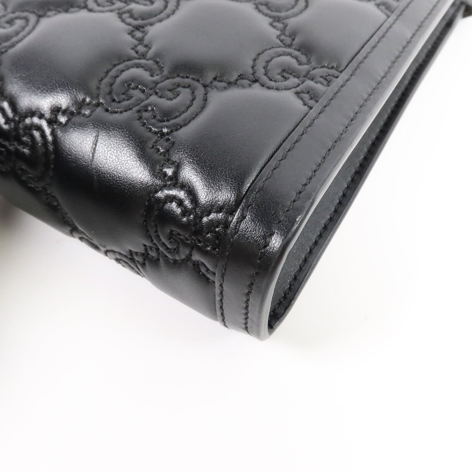 GUCCI 牛皮皮革GG Matelasse手挽肩背兩用袋
