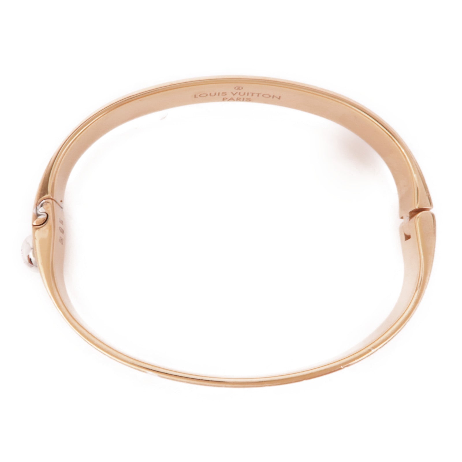 LOUIS VUITTON 金屬Nanogram Cuff手鐲