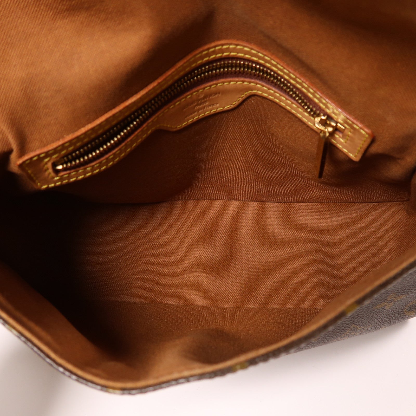 LOUIS VUITTON Monogram Looping金扣肩背袋啡色