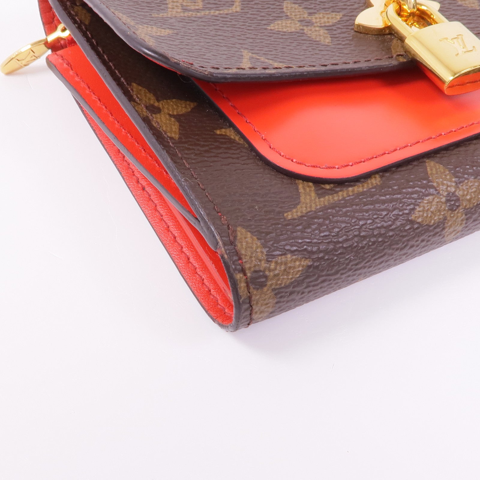 LOUIS VUITTON 【激減優惠】Monogram Flower金扣錢包