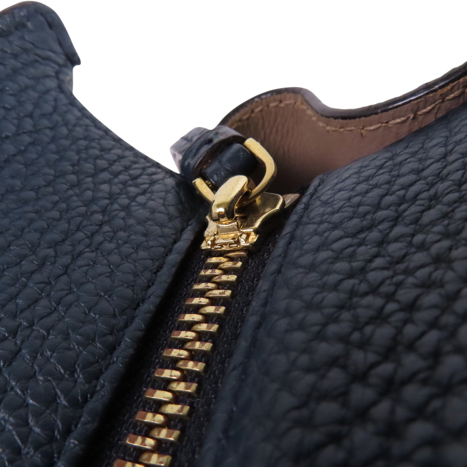 Salvatore Ferragamo 牛皮皮革2Way Shoulder Bag金扣手挽肩背兩用袋