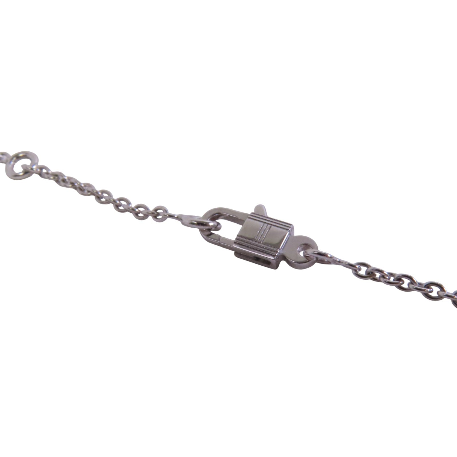 HERMES 【激減優惠】18K白金Constance Diamond Pendant鑽石項鏈