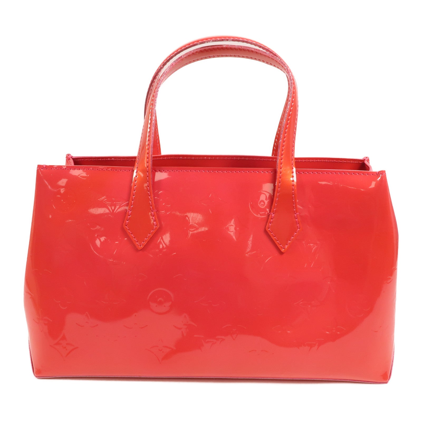 LOUIS VUITTON Monogram Vernis Wilshire PM手挽袋