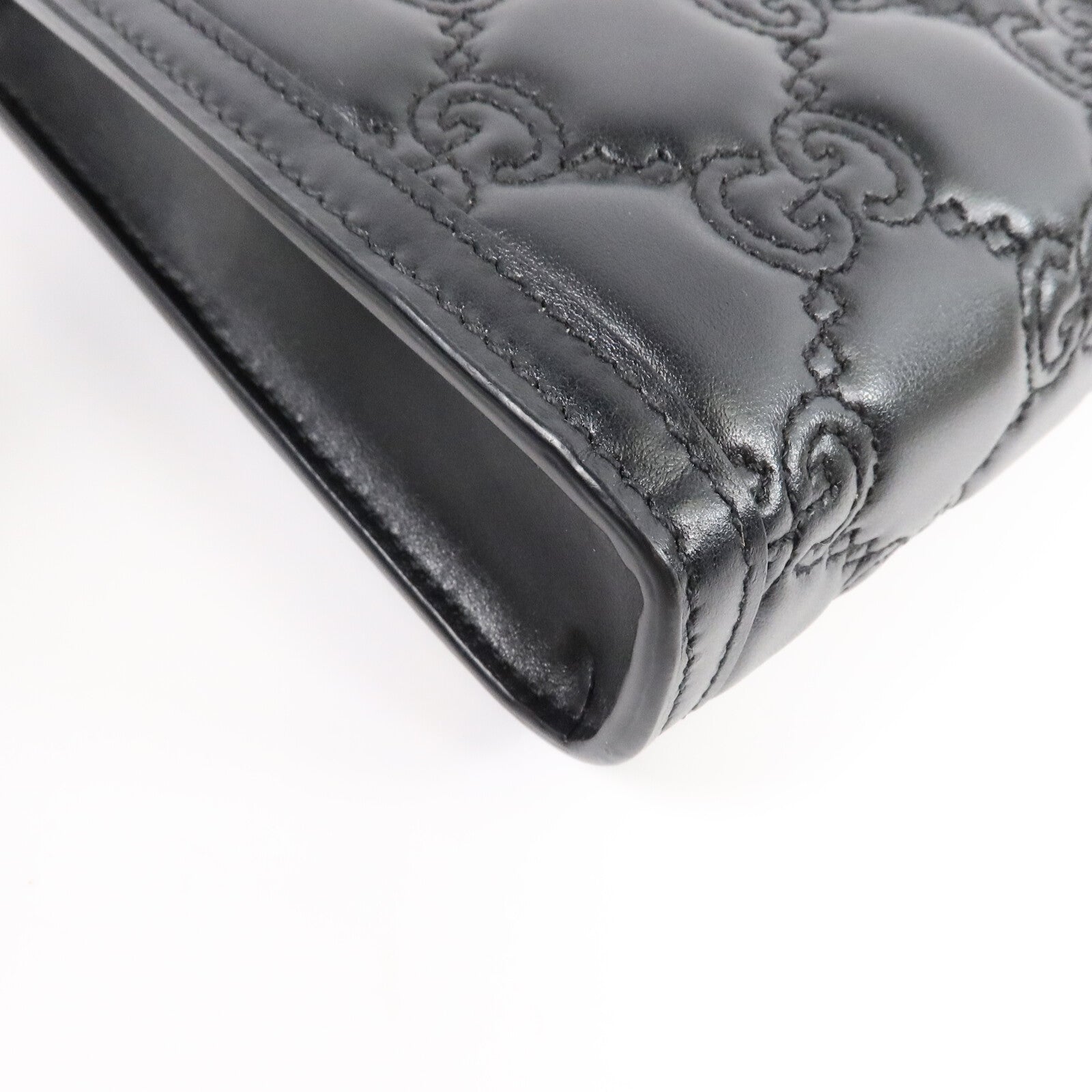 GUCCI 牛皮皮革GG Matelasse手挽肩背兩用袋
